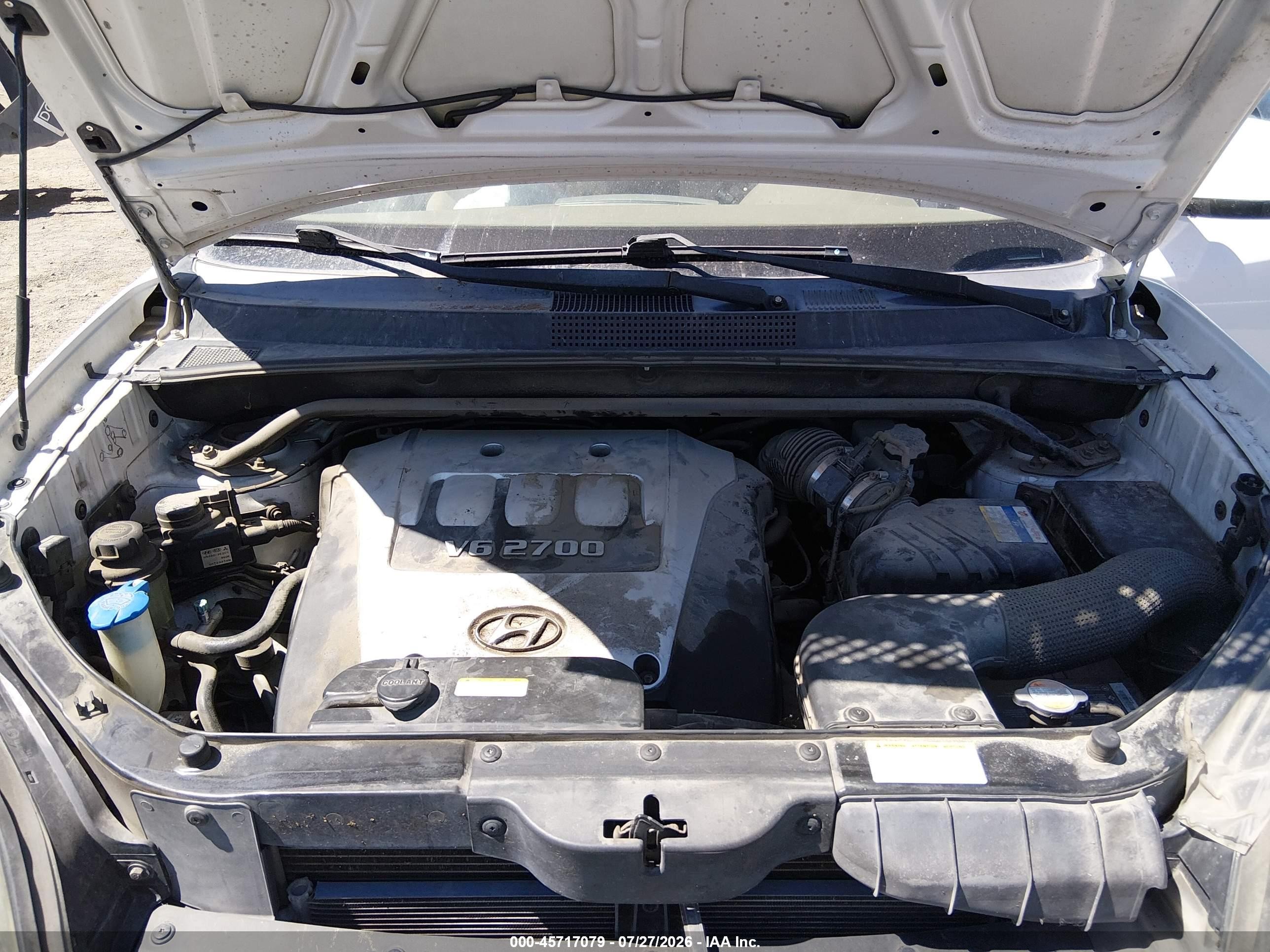 2007 Hyundai Tucson Limited/se White vin: KM8JN12D27U509100