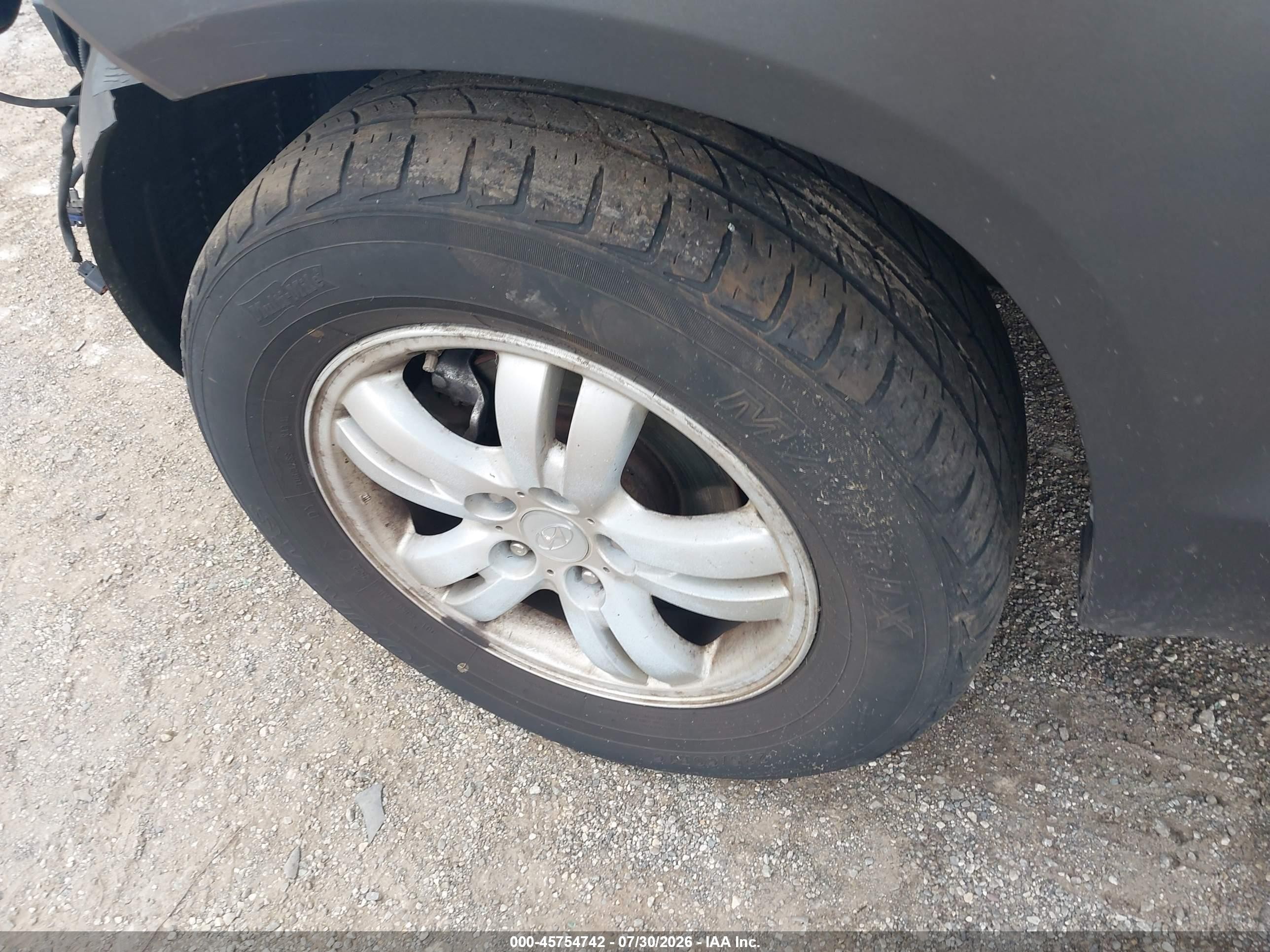 2007 Hyundai Tucson Limited/se Blue vin: KM8JN12D27U614218