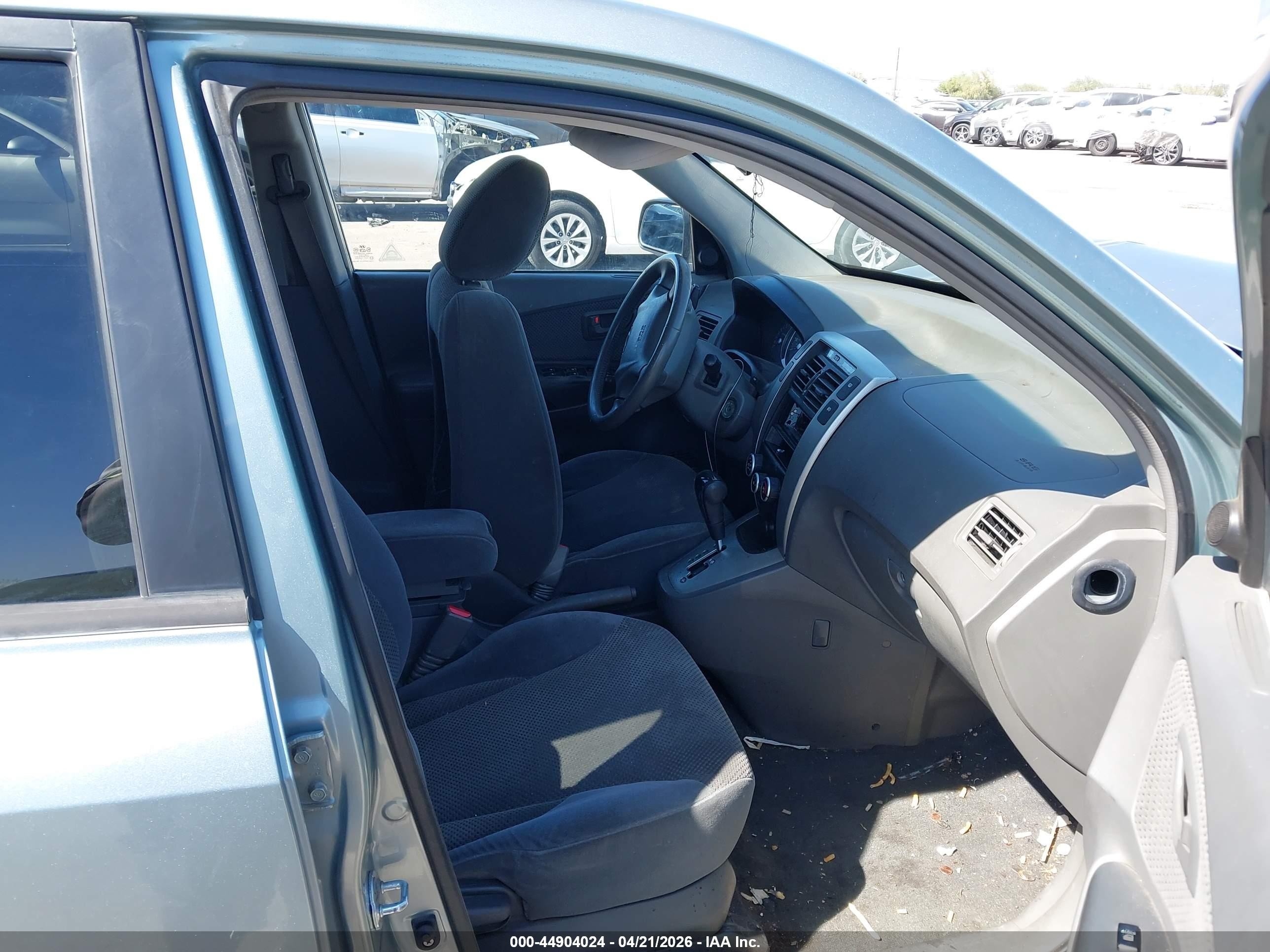 2008 Hyundai Tucson Limited V6/se Green vin: KM8JN12D28U732562