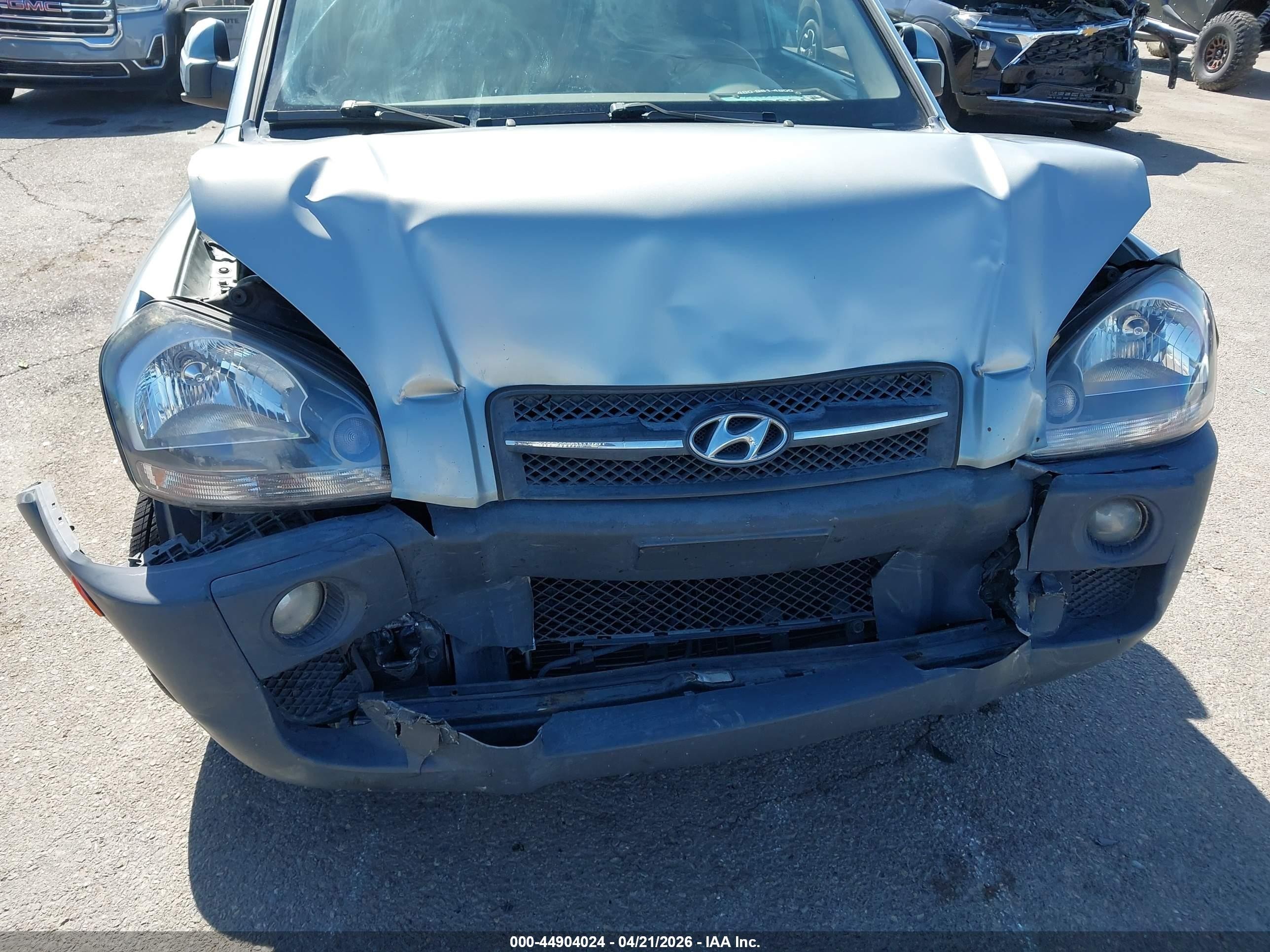 2008 Hyundai Tucson Limited V6/se Green vin: KM8JN12D28U732562