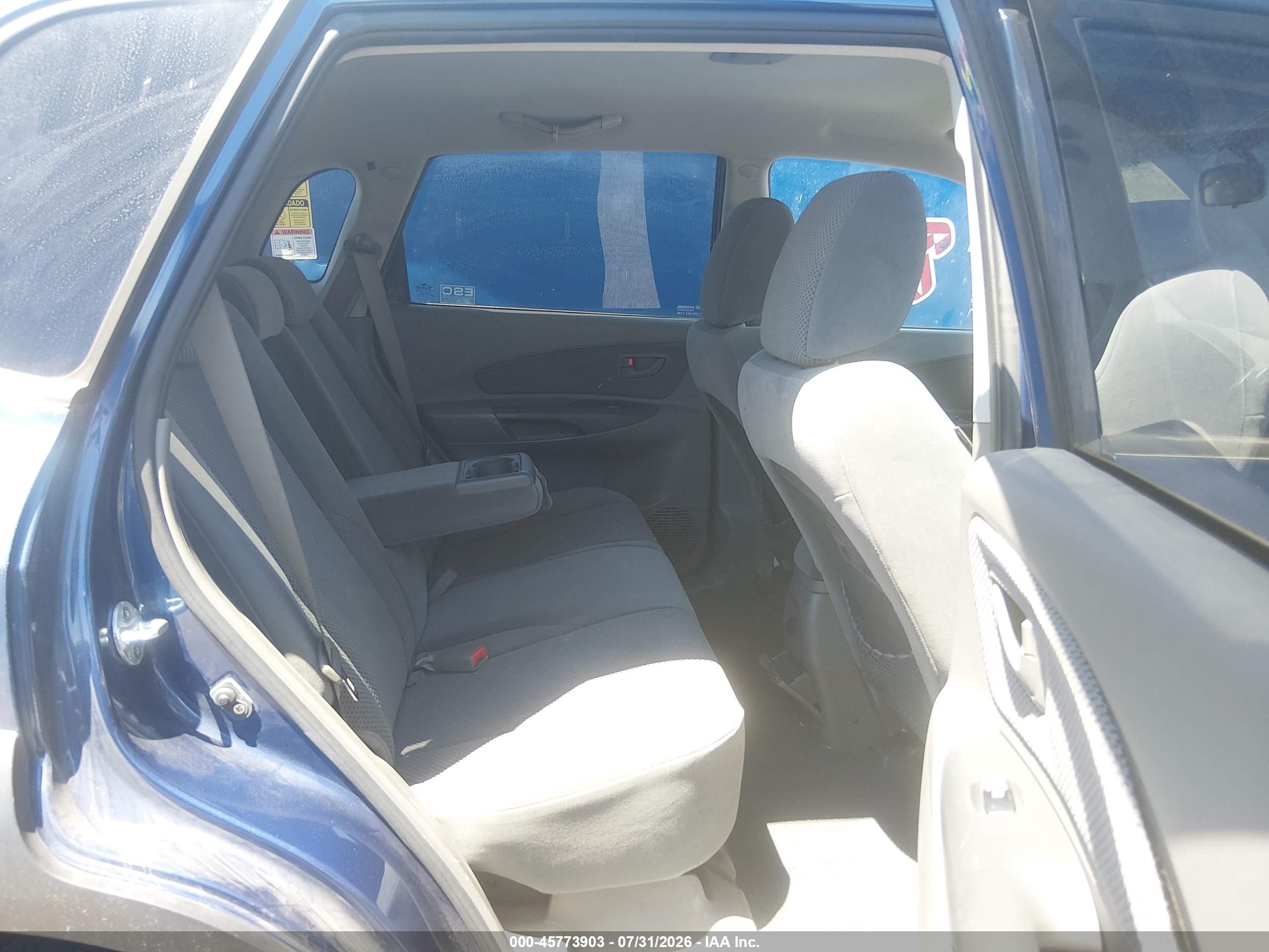 2008 Hyundai Tucson Limited V6/se Синий vin: KM8JN12D28U885328