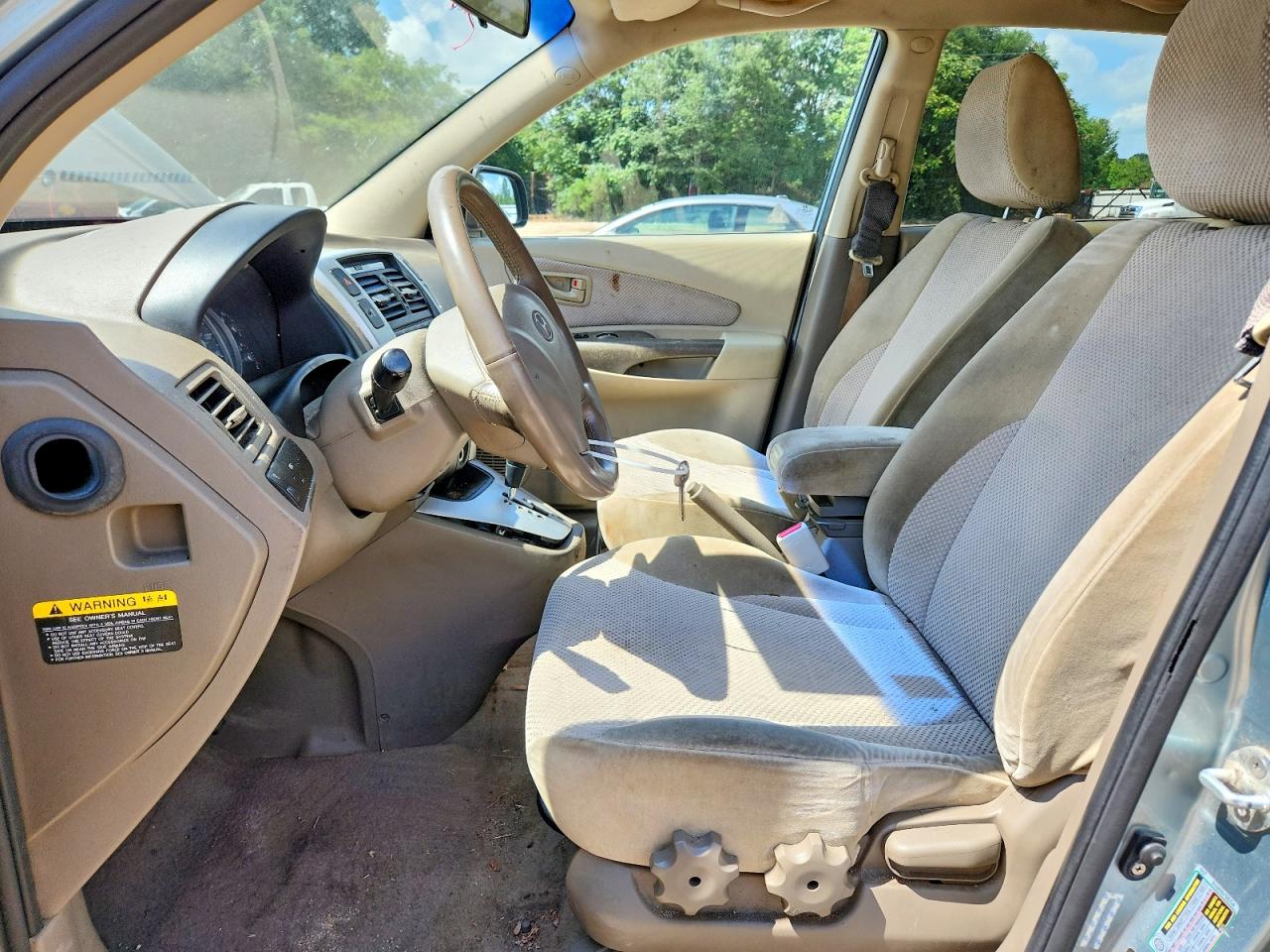 2008 Hyundai Tucson Se Blue vin: KM8JN12D28U895776
