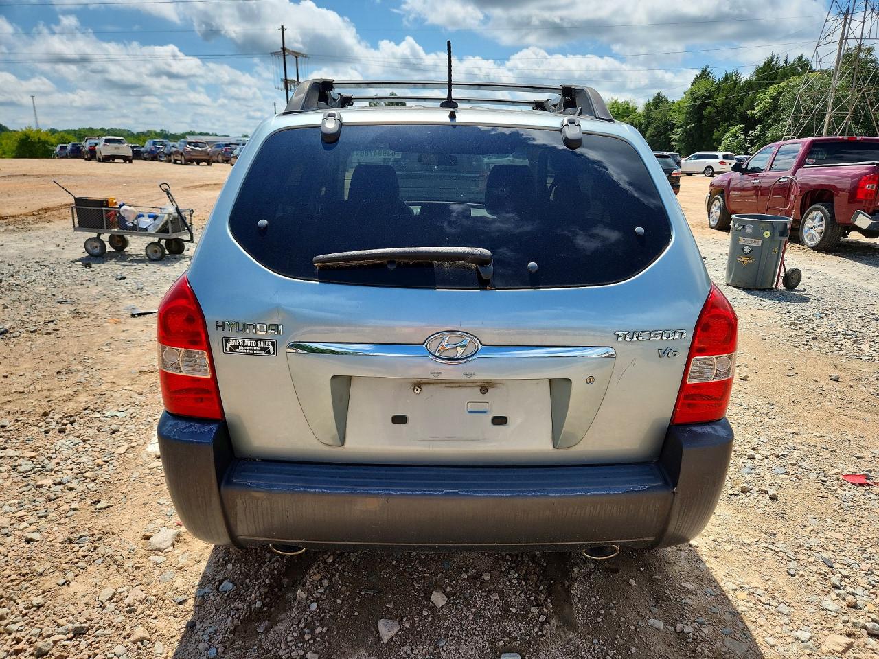 2008 Hyundai Tucson Se Blue vin: KM8JN12D28U895776