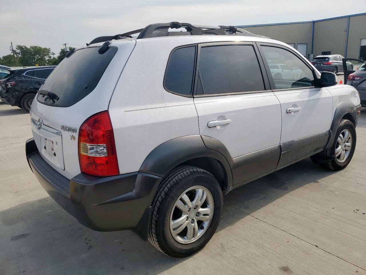 2008 Hyundai Tucson Se White vin: KM8JN12D28U911538