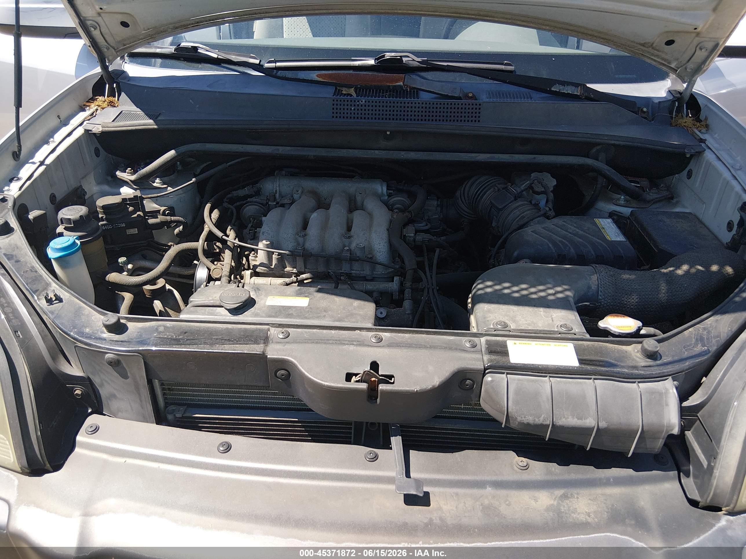 2005 Hyundai Tucson Gls/lx Silver vin: KM8JN12D35U061043