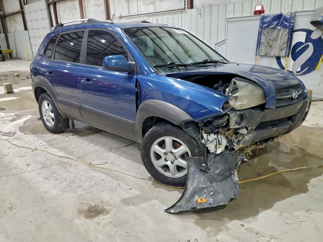 2005 Hyundai Tucson Gls Синий vin: KM8JN12D35U105901