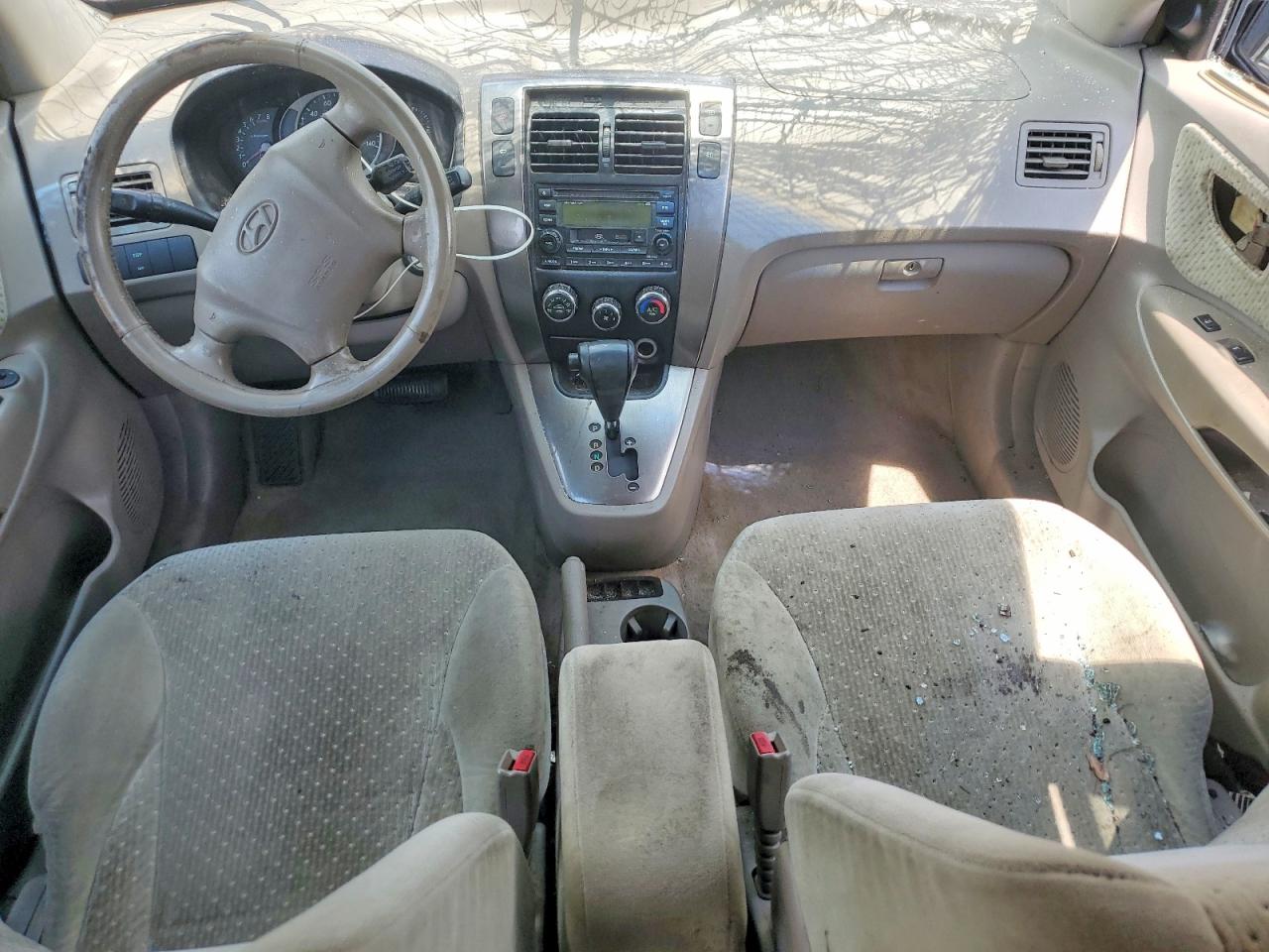 2005 Hyundai Tucson Gls Burgundy vin: KM8JN12D35U110791
