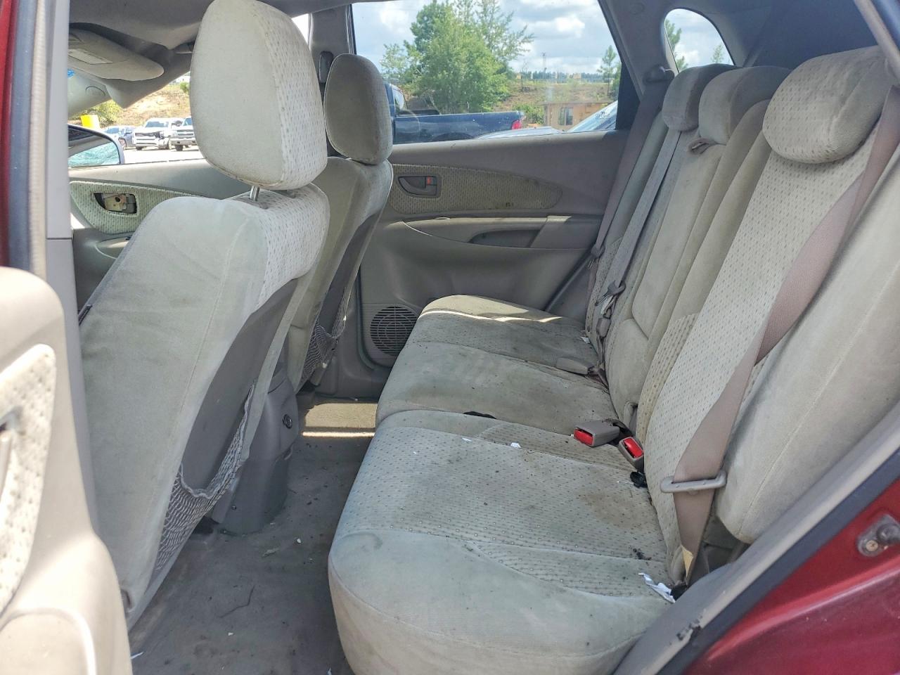 2005 Hyundai Tucson Gls Burgundy vin: KM8JN12D35U110791