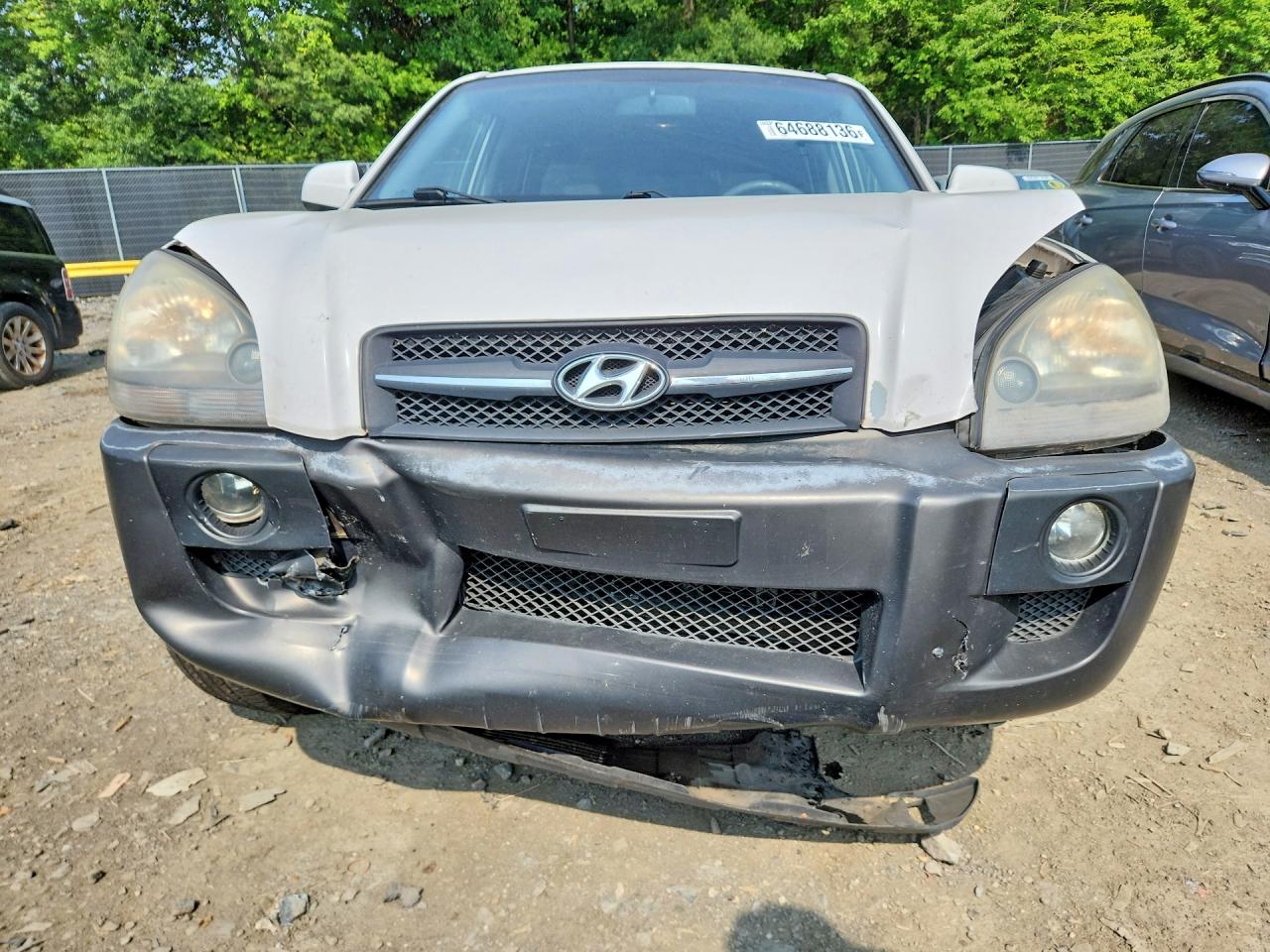 2005 Hyundai Tucson Gls Белый vin: KM8JN12D35U141880