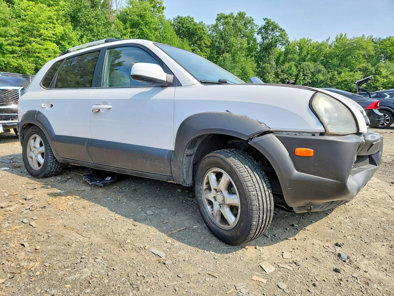 2005 Hyundai Tucson Gls Белый vin: KM8JN12D35U141880