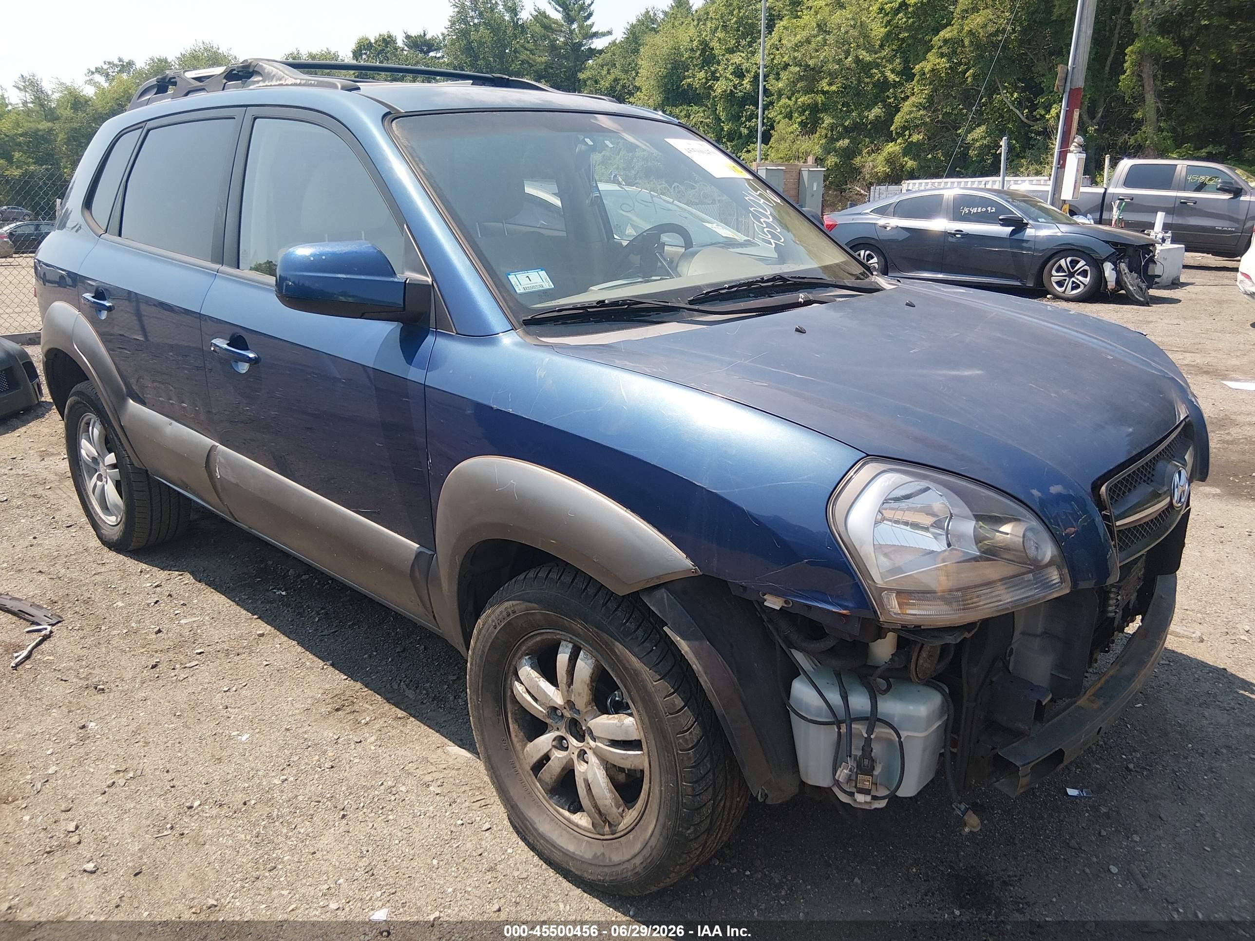 2006 Hyundai Tucson Gls/limited Blue vin: KM8JN12D36U304920