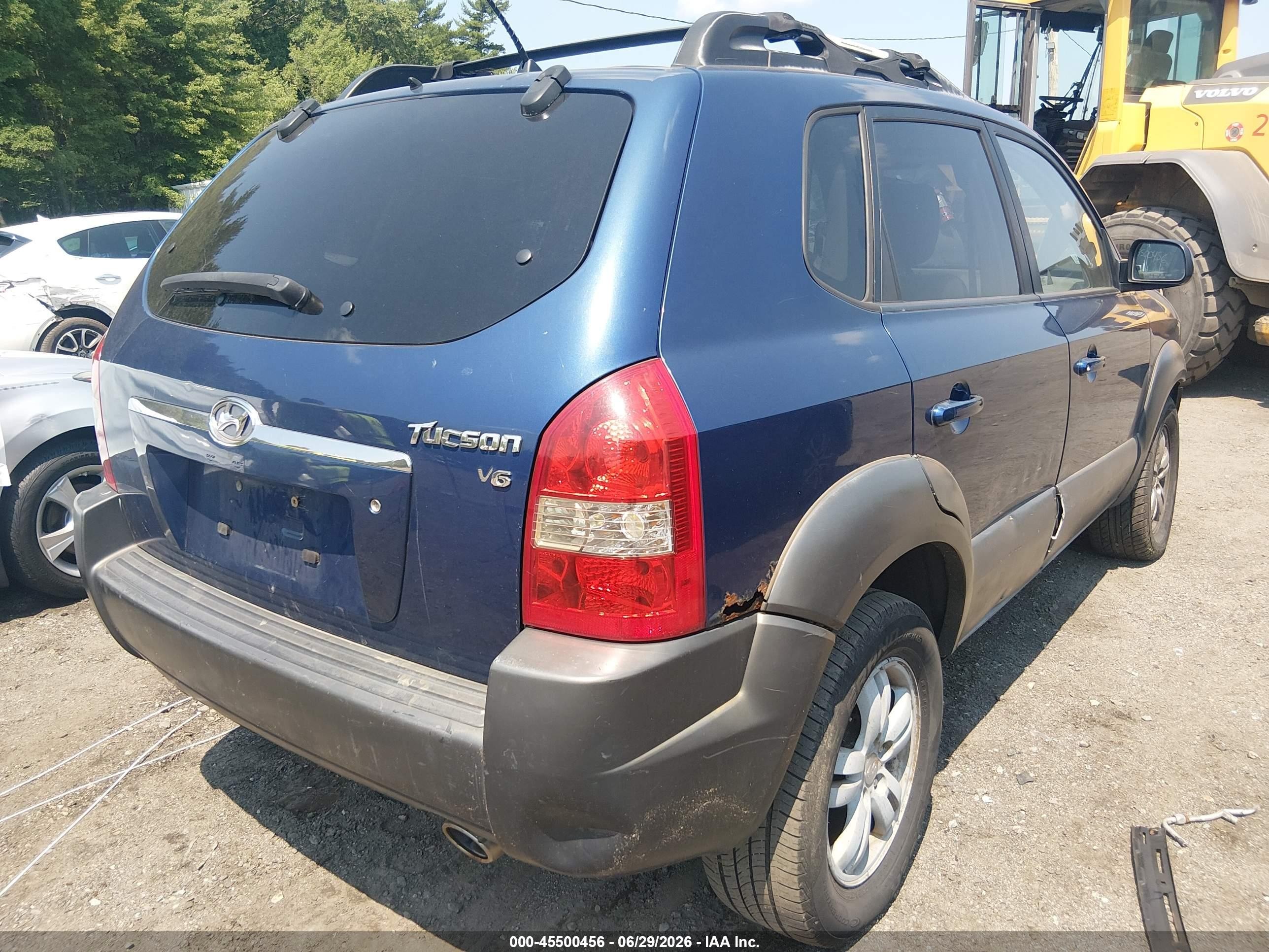 2006 Hyundai Tucson Gls/limited Blue vin: KM8JN12D36U304920