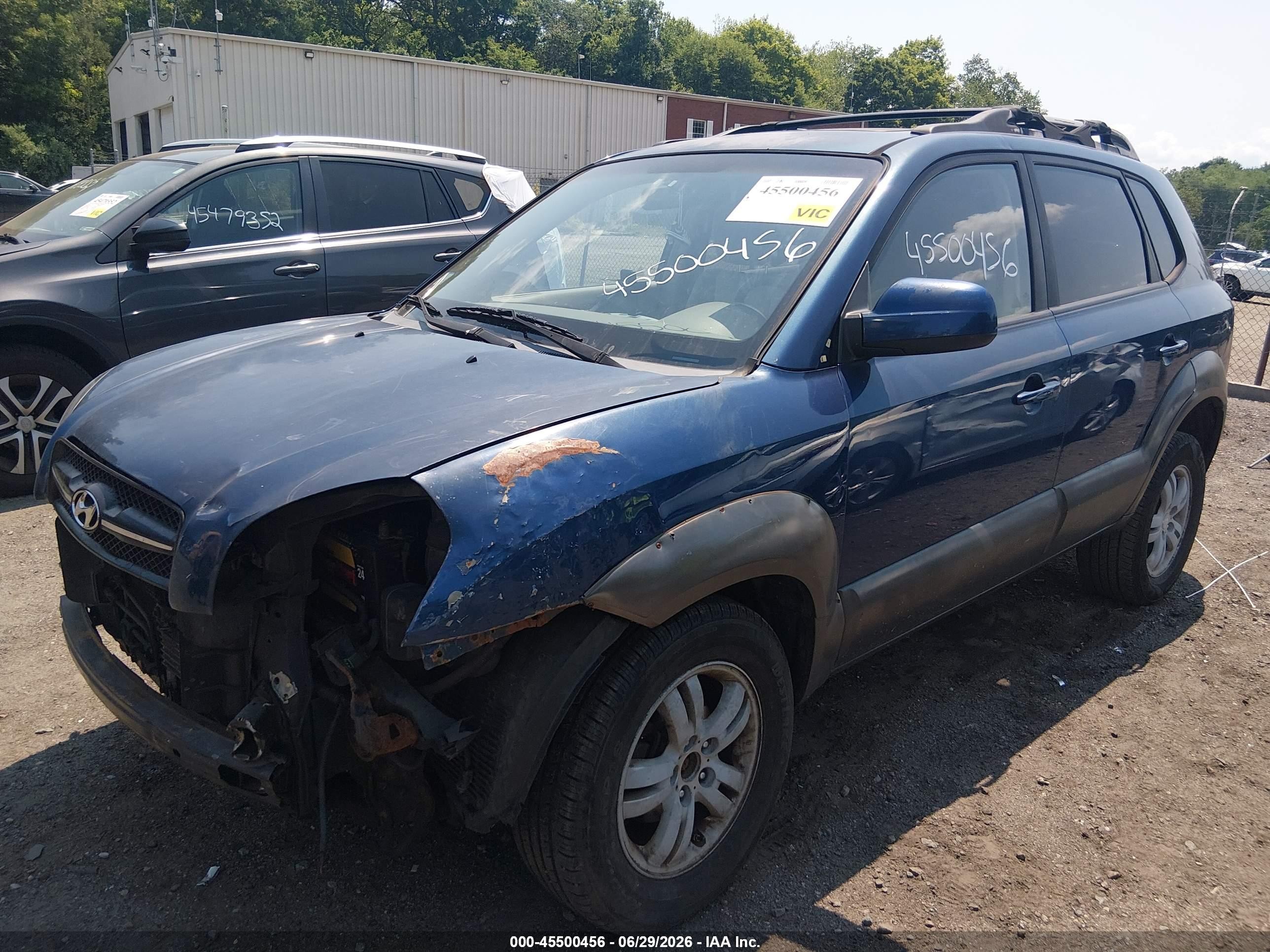 2006 Hyundai Tucson Gls/limited Blue vin: KM8JN12D36U304920