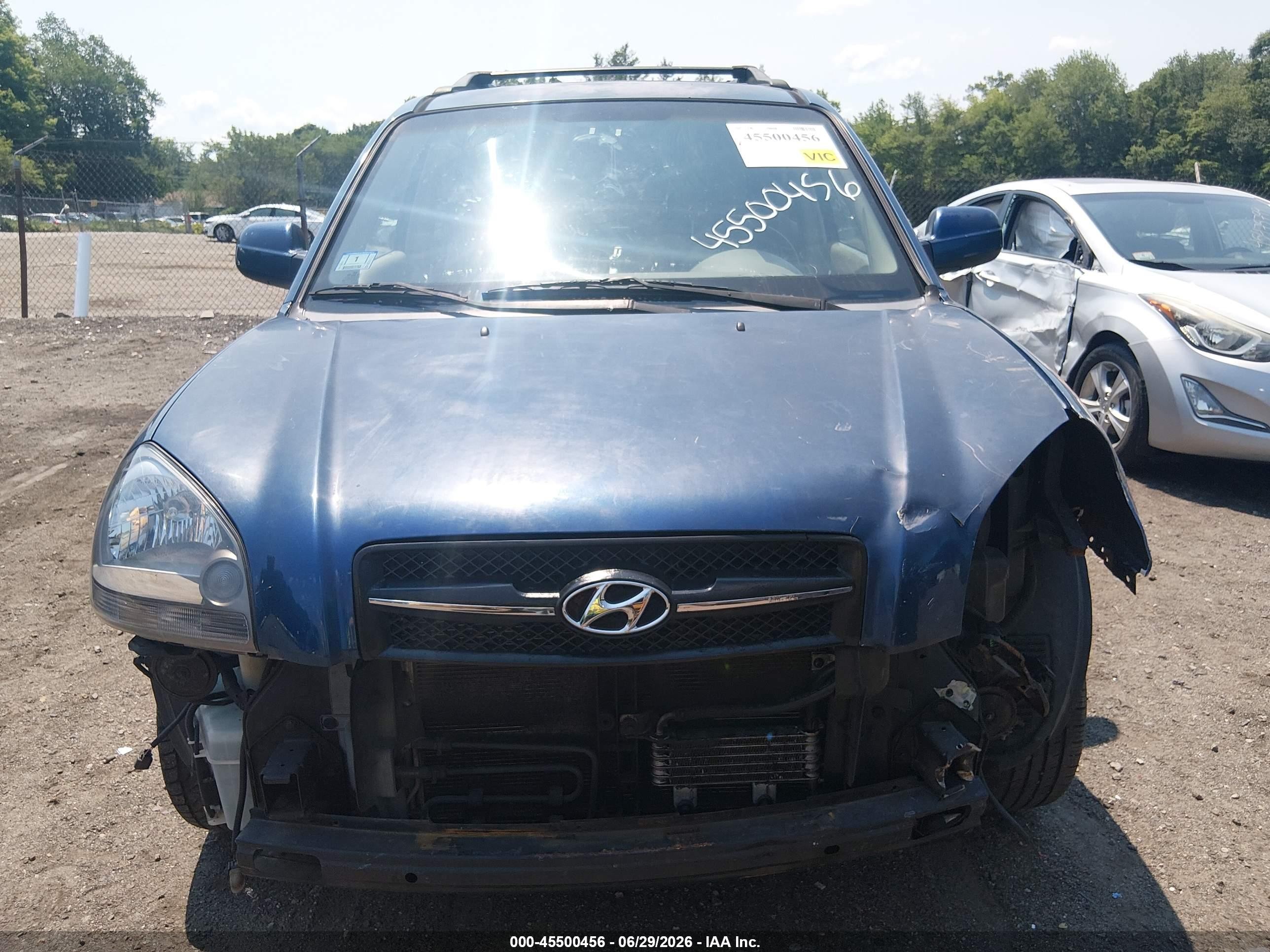 2006 Hyundai Tucson Gls/limited Blue vin: KM8JN12D36U304920