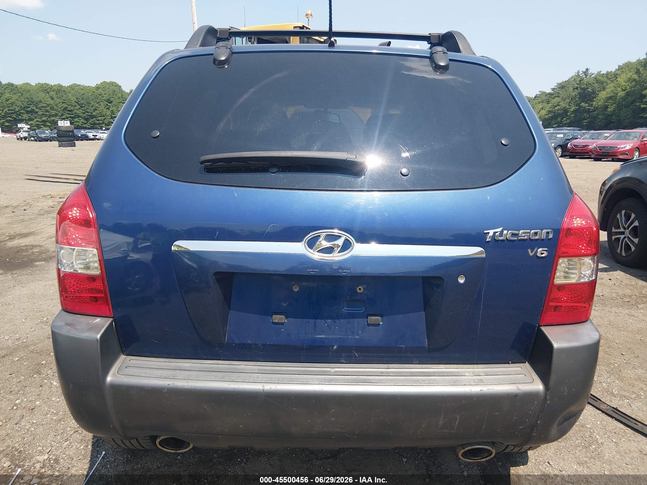 2006 Hyundai Tucson Gls/limited Blue vin: KM8JN12D36U304920