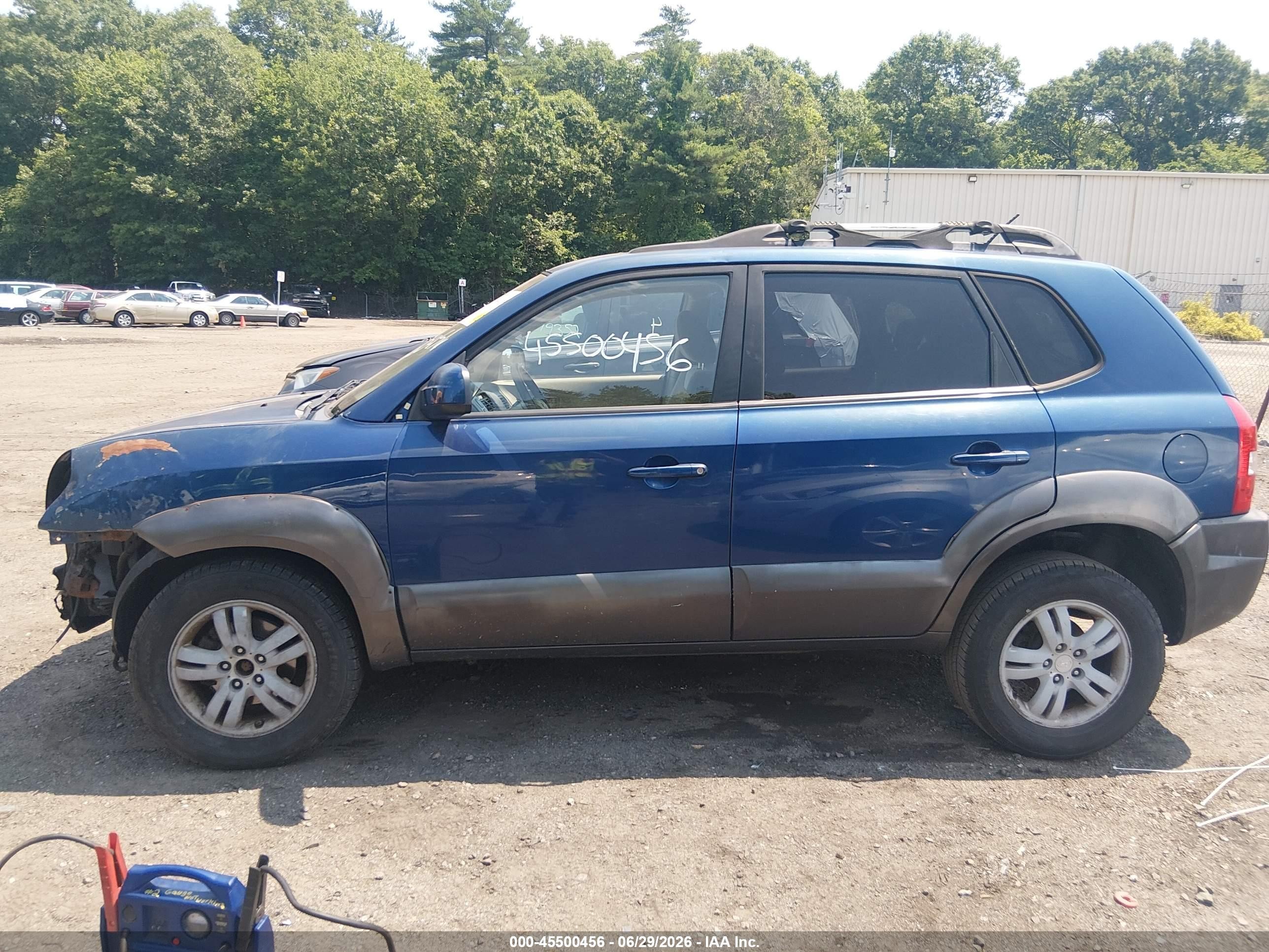 2006 Hyundai Tucson Gls/limited Blue vin: KM8JN12D36U304920