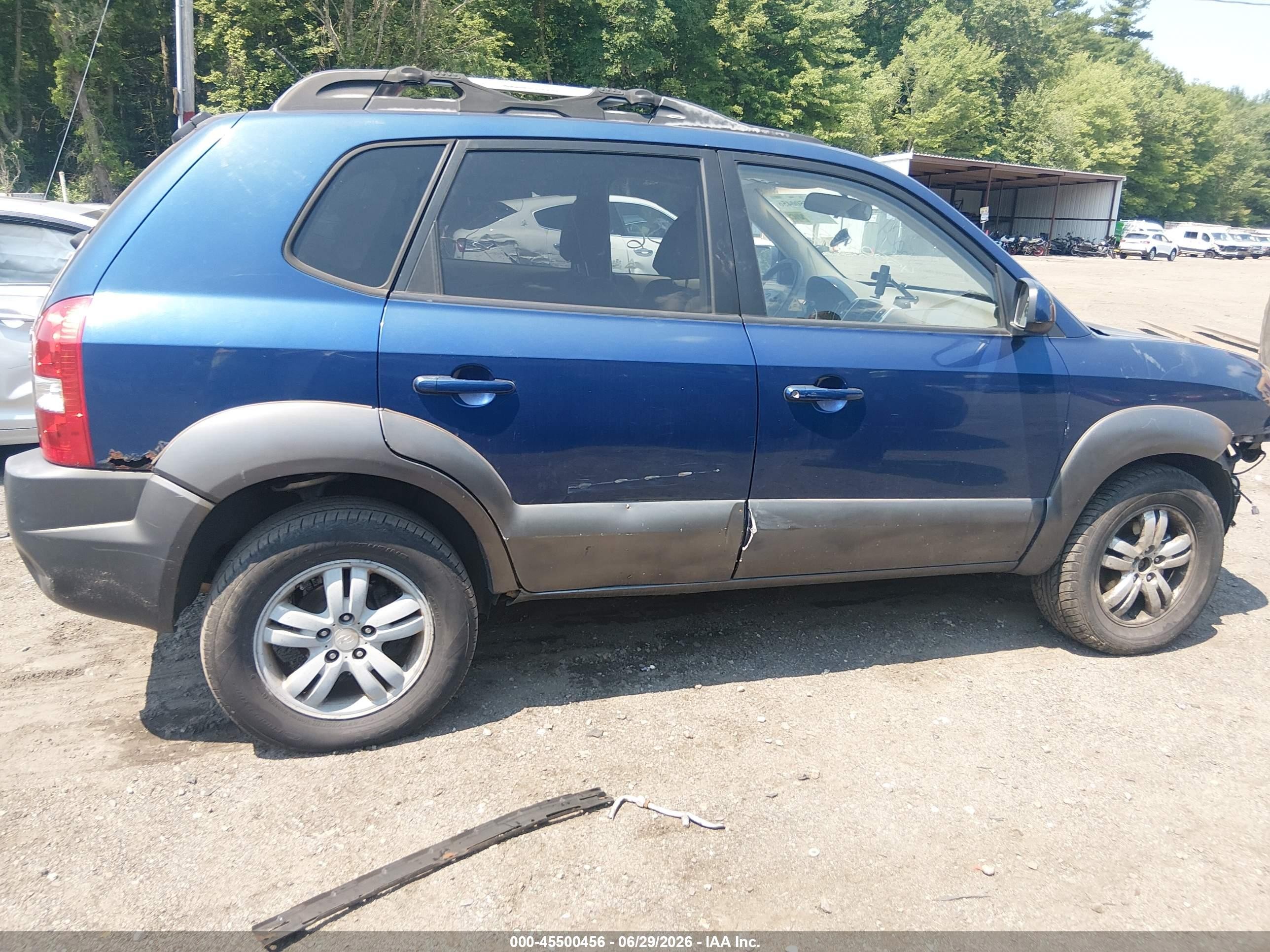 2006 Hyundai Tucson Gls/limited Blue vin: KM8JN12D36U304920