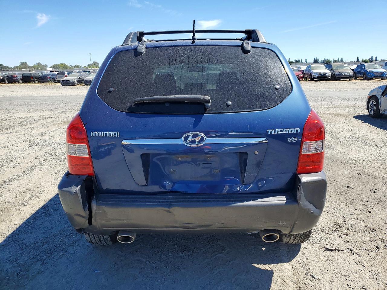 2006 Hyundai Tucson Gls Blue vin: KM8JN12D36U367449