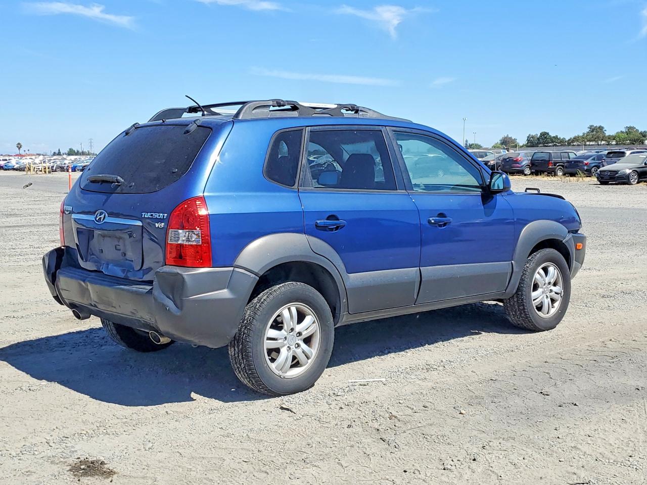 2006 Hyundai Tucson Gls Blue vin: KM8JN12D36U367449