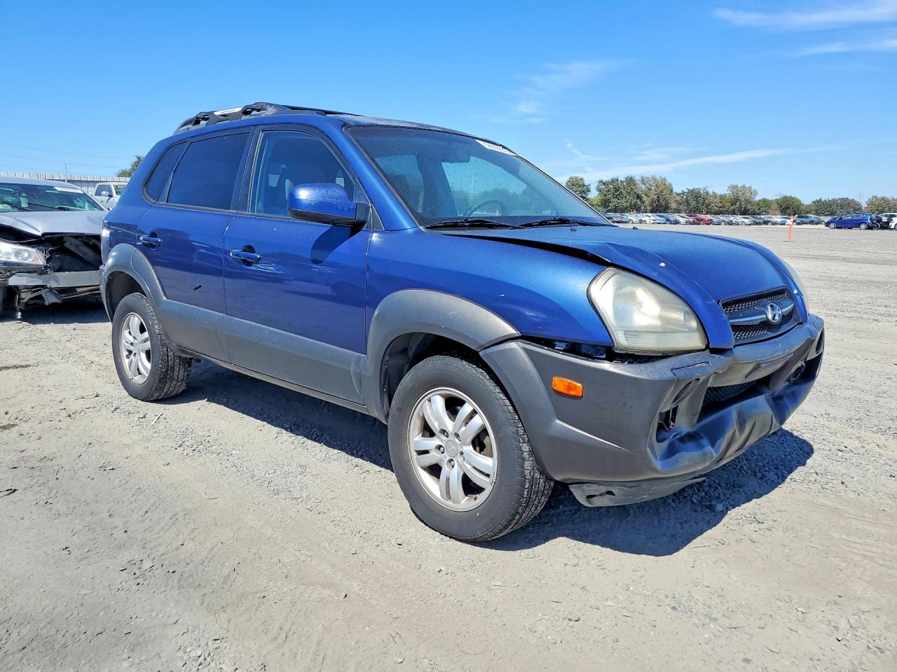 2006 Hyundai Tucson Gls Blue vin: KM8JN12D36U367449