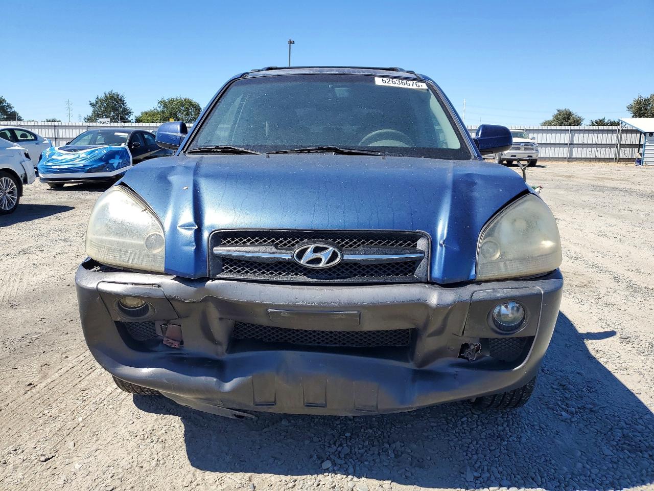 2006 Hyundai Tucson Gls Blue vin: KM8JN12D36U367449