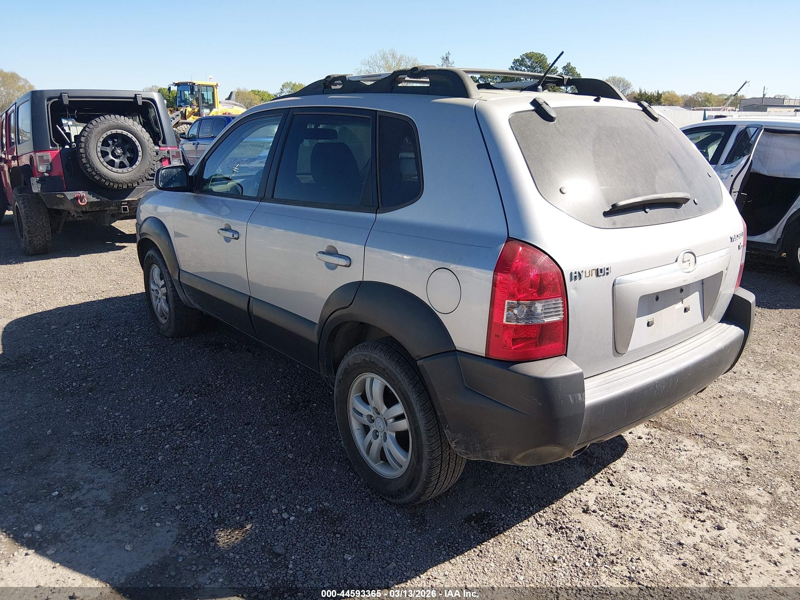 2006 Hyundai Tucson Gls/limited Silver vin: KM8JN12D36U372280