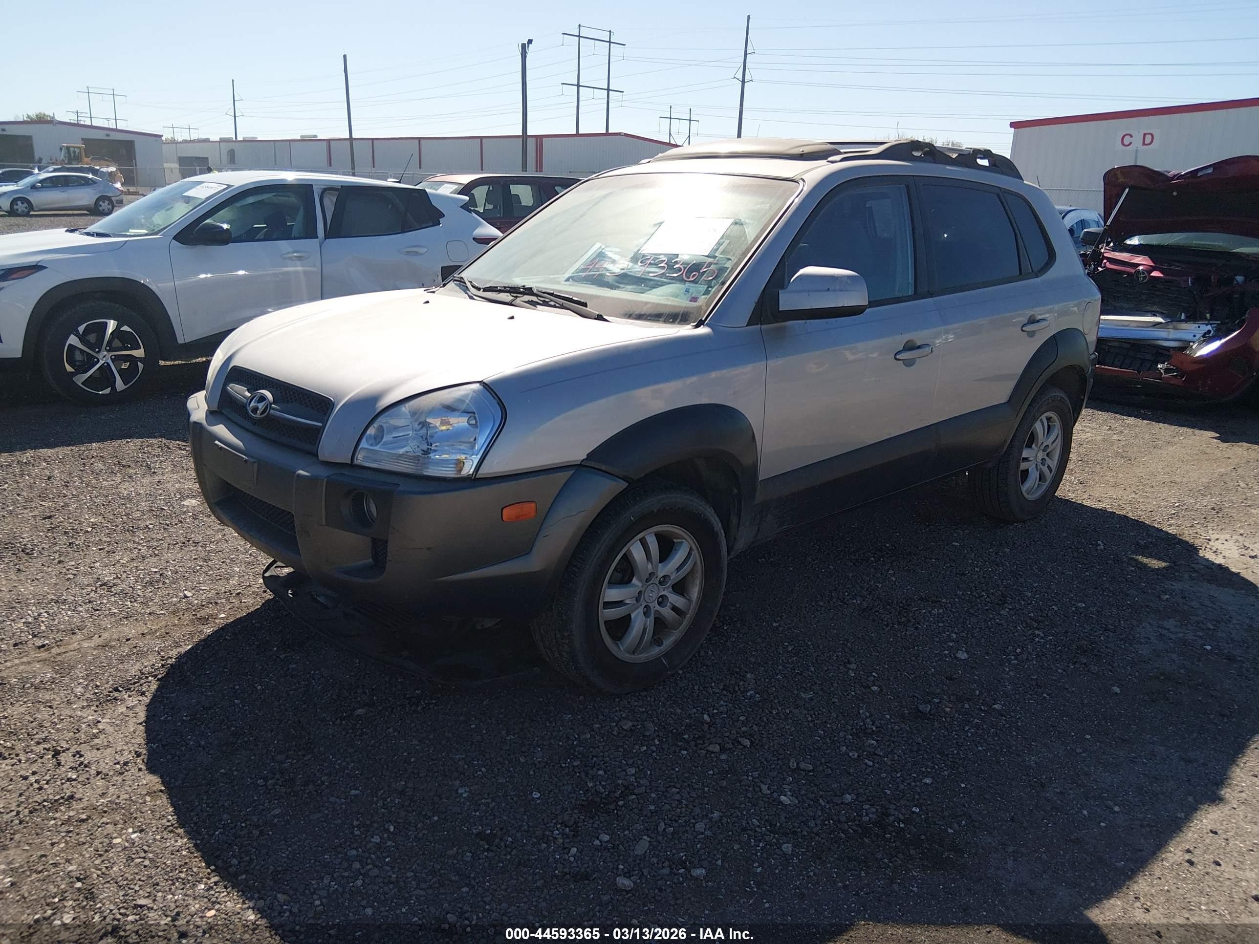 2006 Hyundai Tucson Gls/limited Silver vin: KM8JN12D36U372280