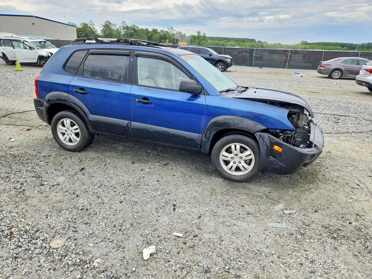2006 Hyundai Tucson Gls Синий vin: KM8JN12D36U390777