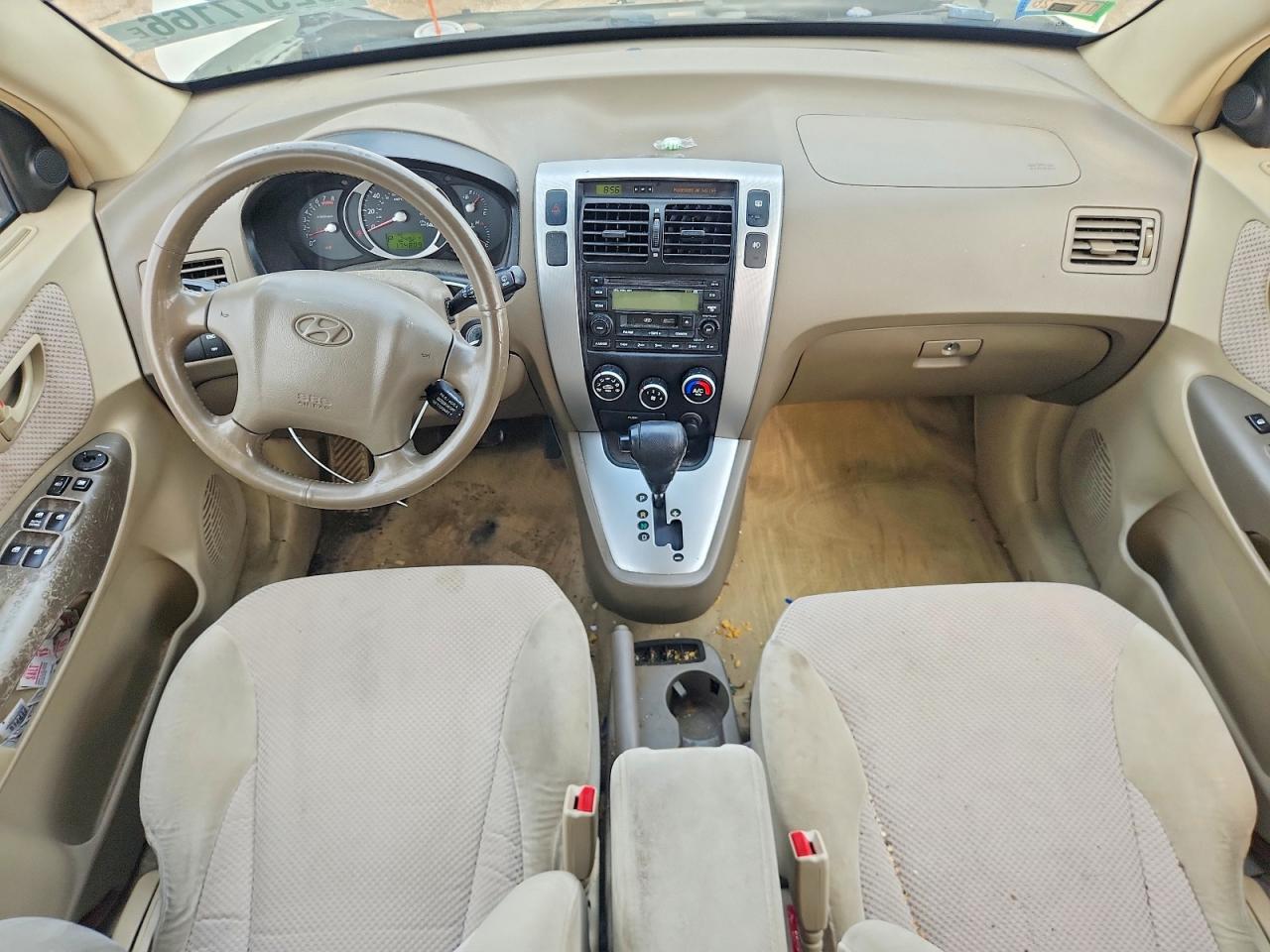2007 Hyundai Tucson Se Beige vin: KM8JN12D37U492632