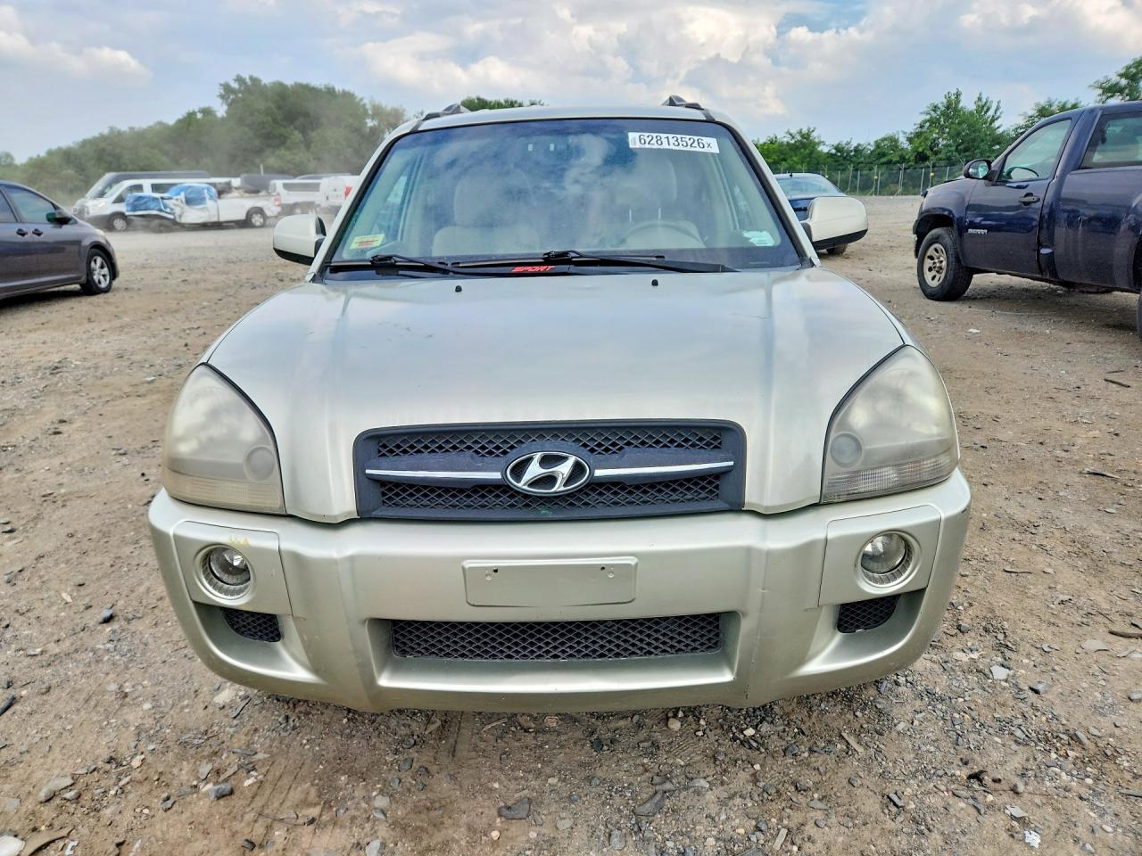 2007 Hyundai Tucson Se Green vin: KM8JN12D37U493361