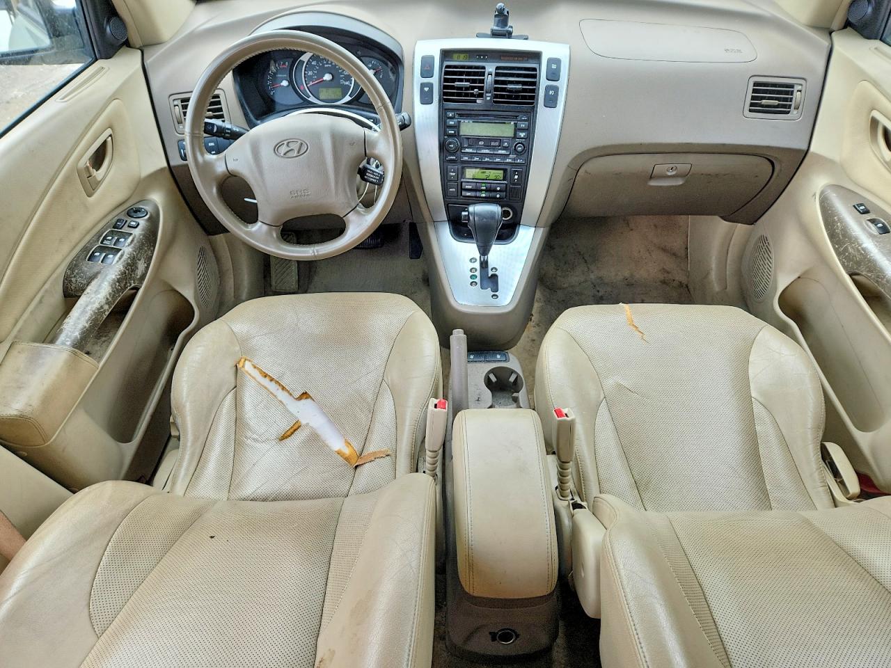 2007 Hyundai Tucson Se Green vin: KM8JN12D37U493361