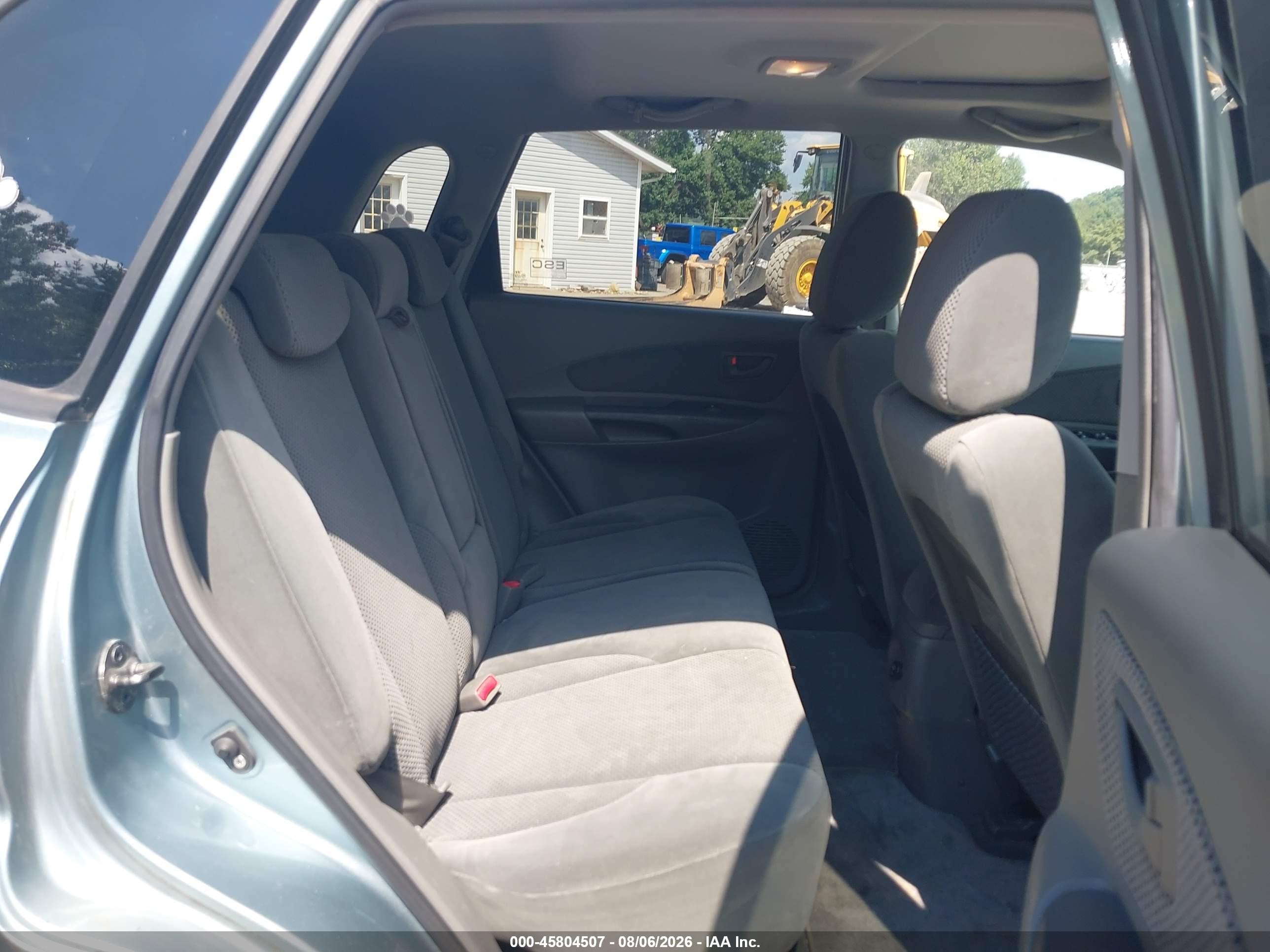 2007 Hyundai Tucson Limited/se Light Blue vin: KM8JN12D37U639497