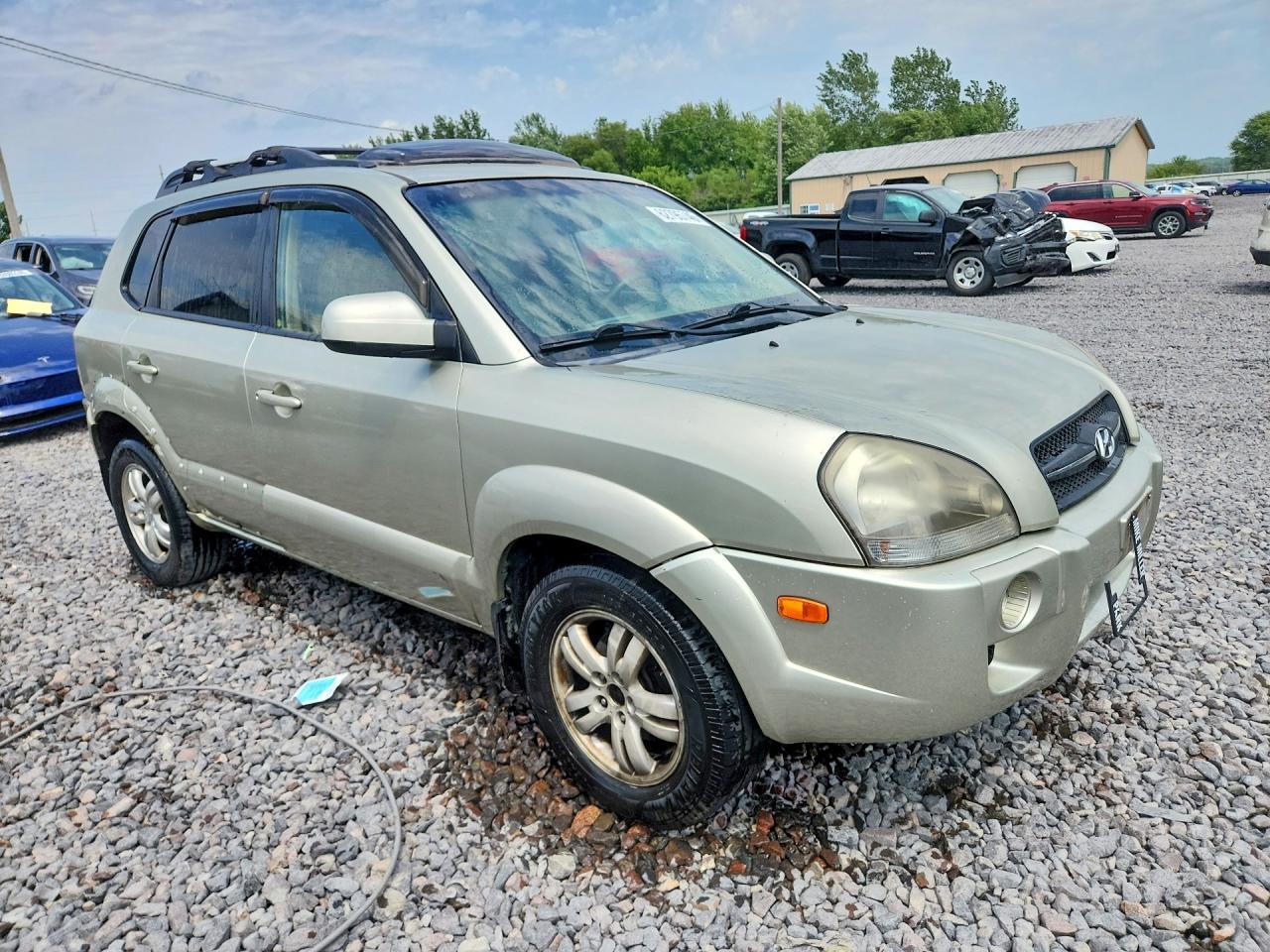 2008 Hyundai Tucson Se Gold vin: KM8JN12D38U732666