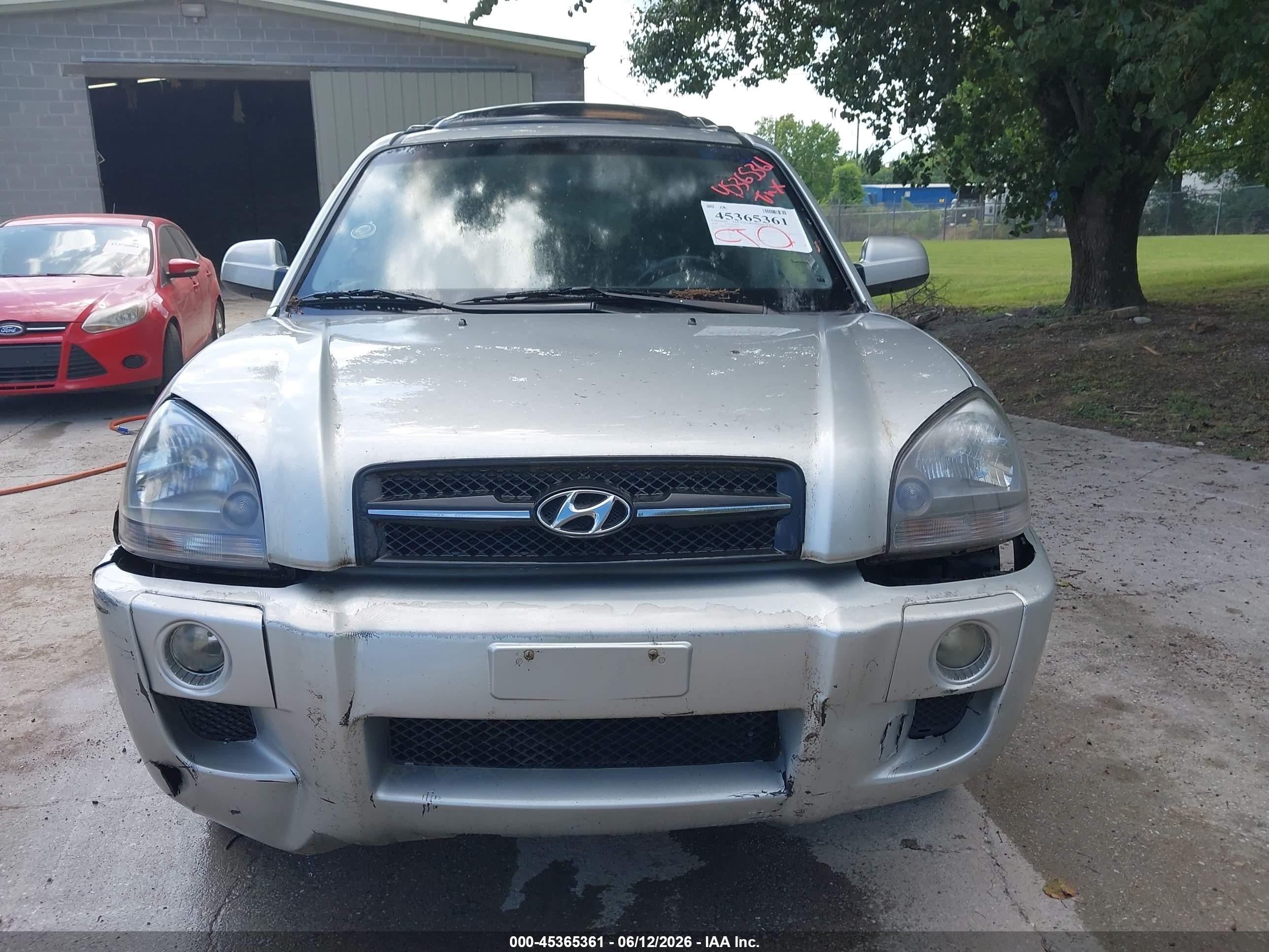 2008 Hyundai Tucson Limited V6/se Серебряный vin: KM8JN12D38U865251