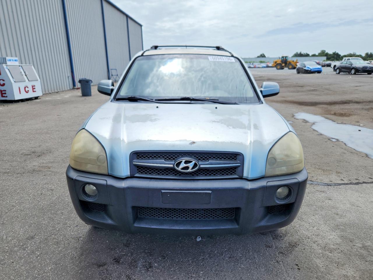 2008 Hyundai Tucson Se Blue vin: KM8JN12D38U895740