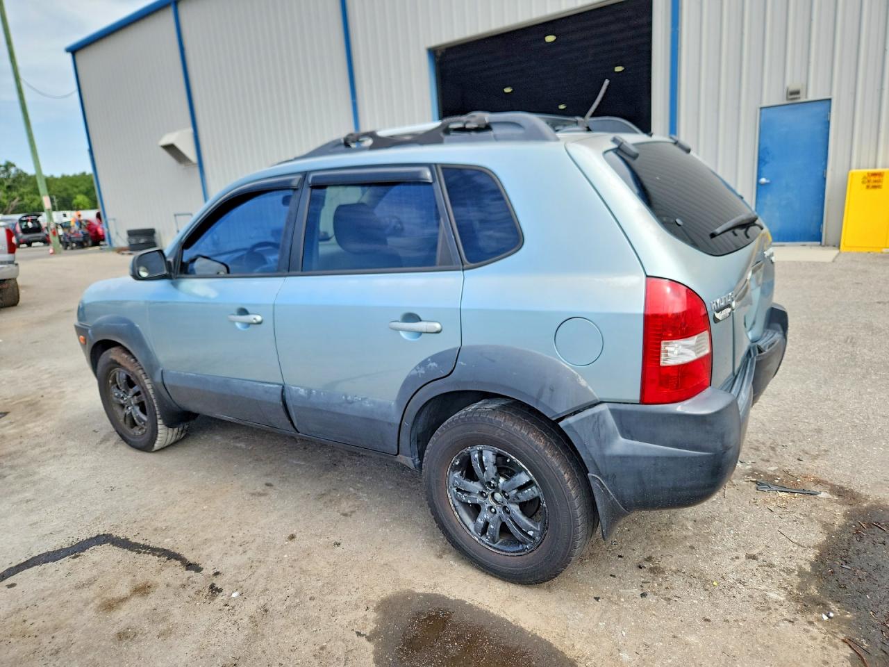 2008 Hyundai Tucson Se Blue vin: KM8JN12D38U895740