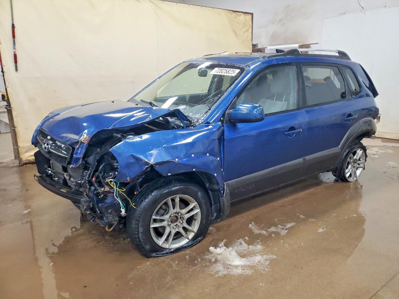 2005 Hyundai Tucson Gls Blue vin: KM8JN12D45U115627