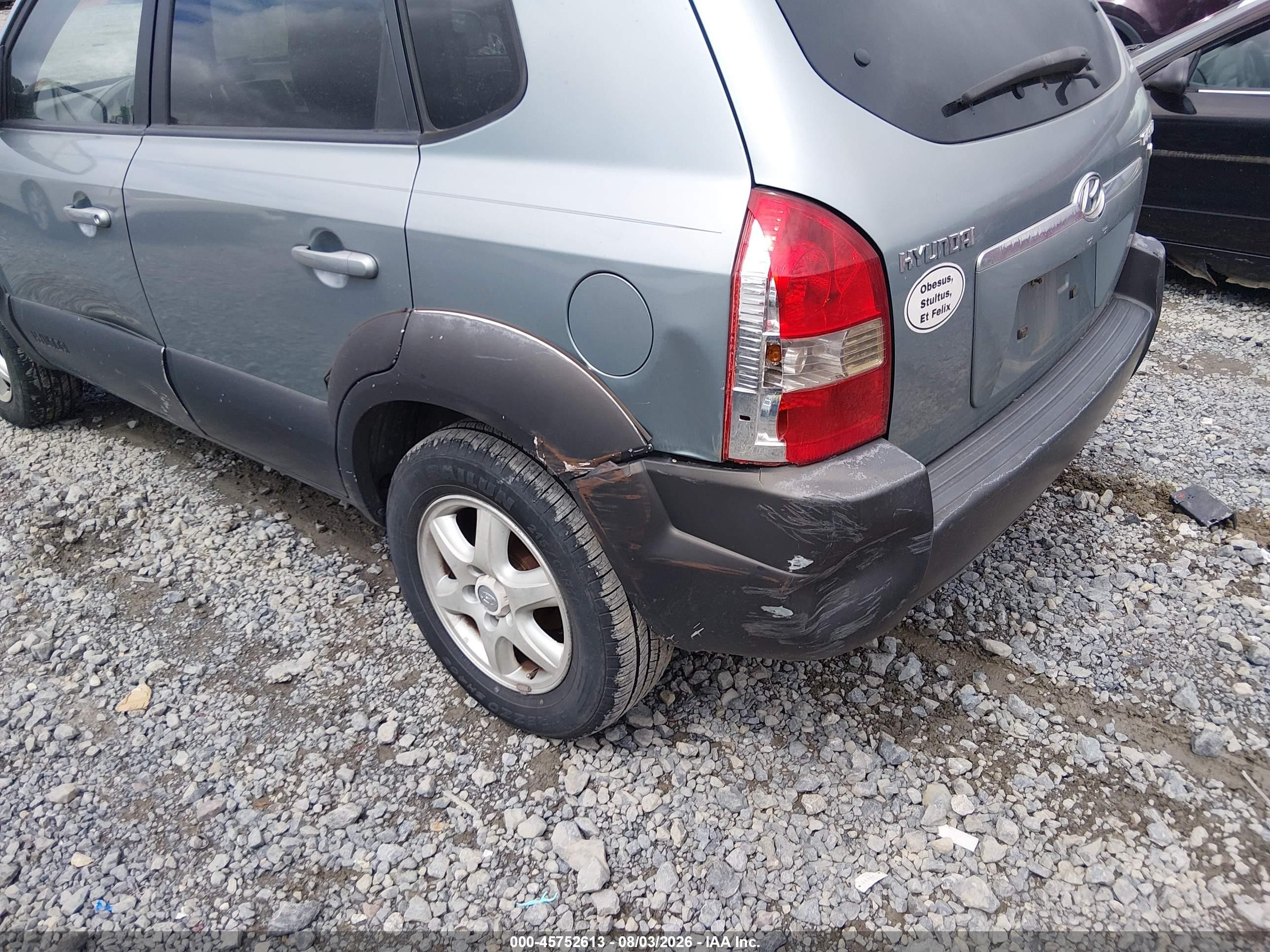 2005 Hyundai Tucson Gls/lx Light Blue vin: KM8JN12D45U208213