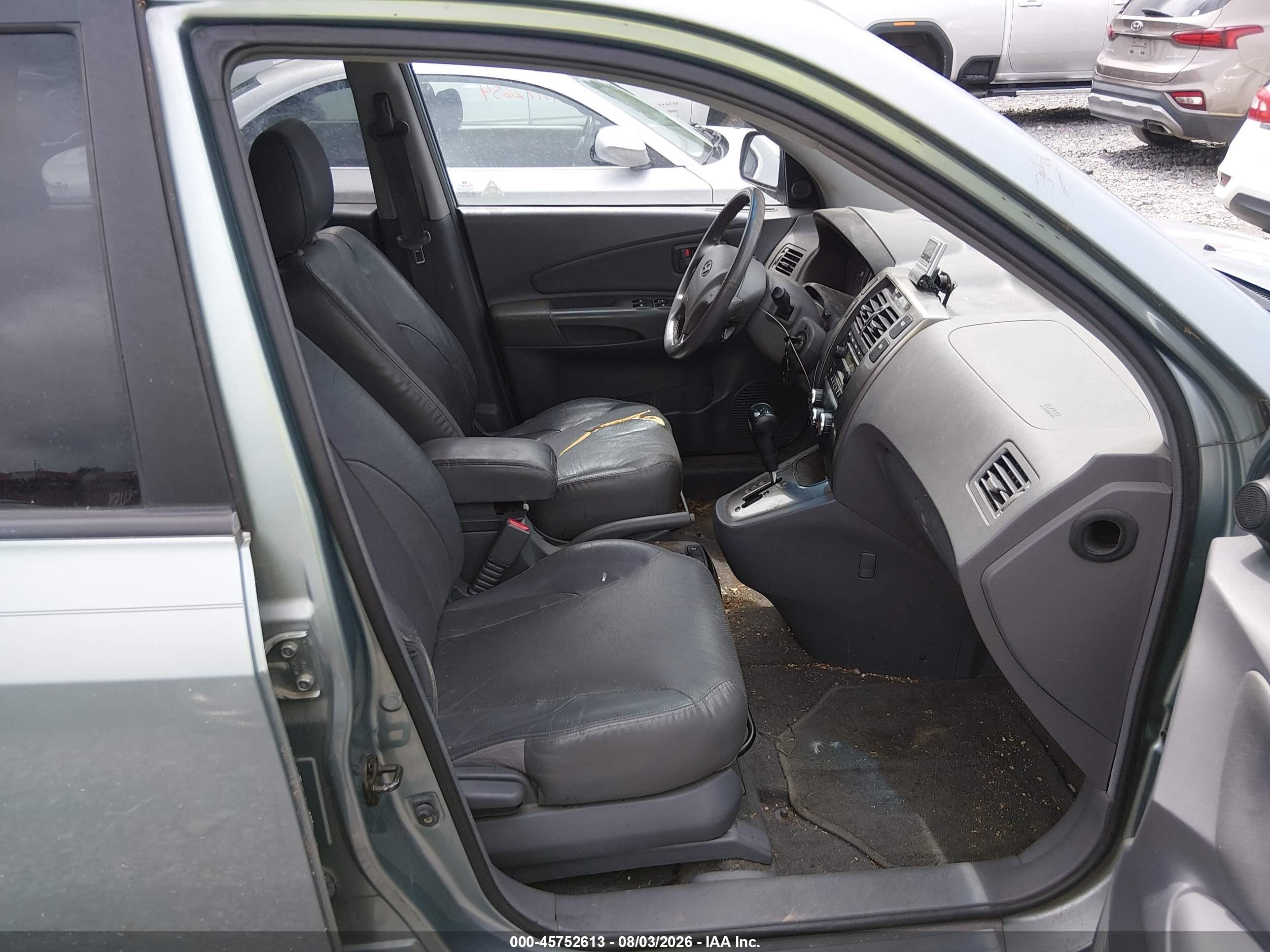 2005 Hyundai Tucson Gls/lx Light Blue vin: KM8JN12D45U208213