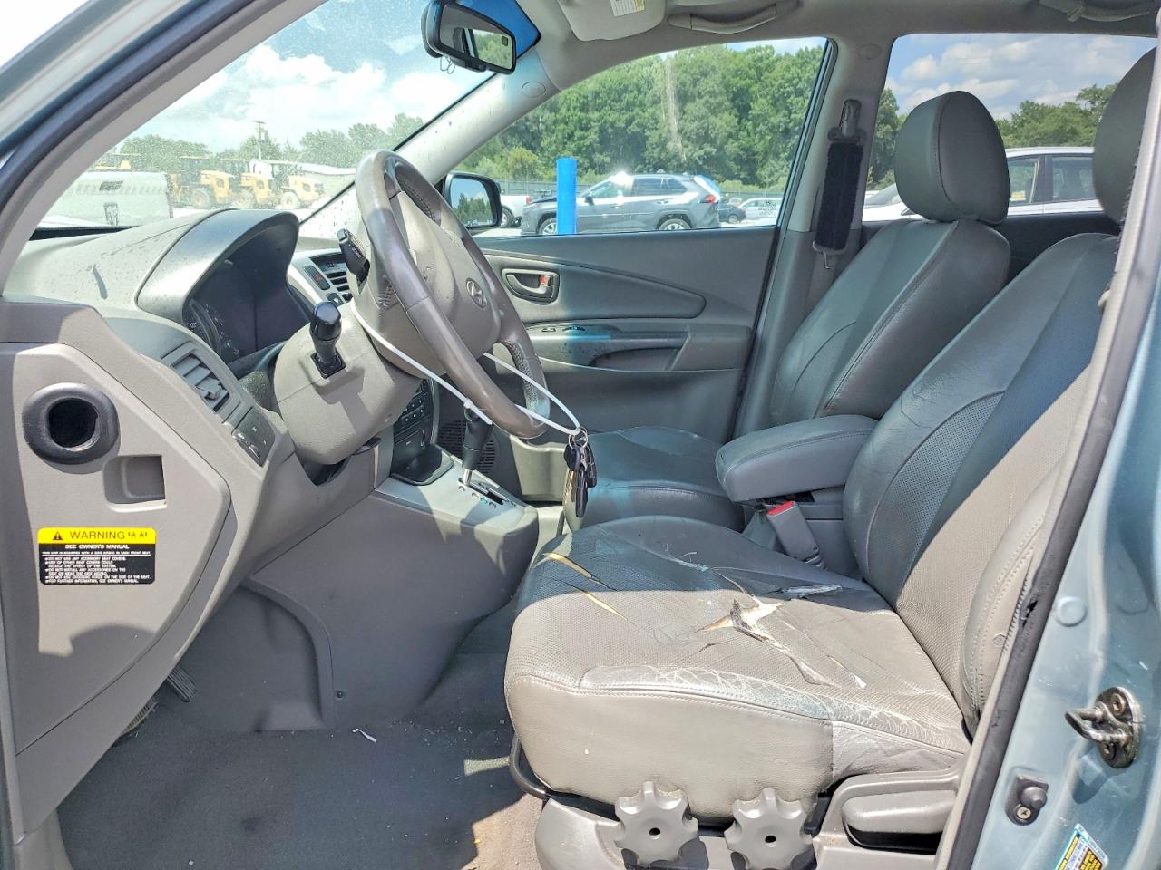 2007 Hyun Tucson Blue vin: KM8JN12D47U477928