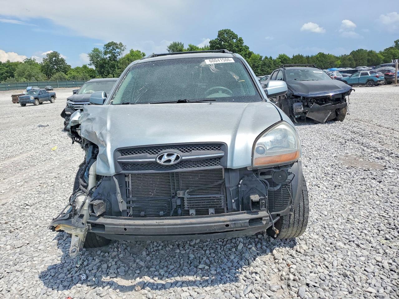 2007 Hyun Tucson Blue vin: KM8JN12D47U477928