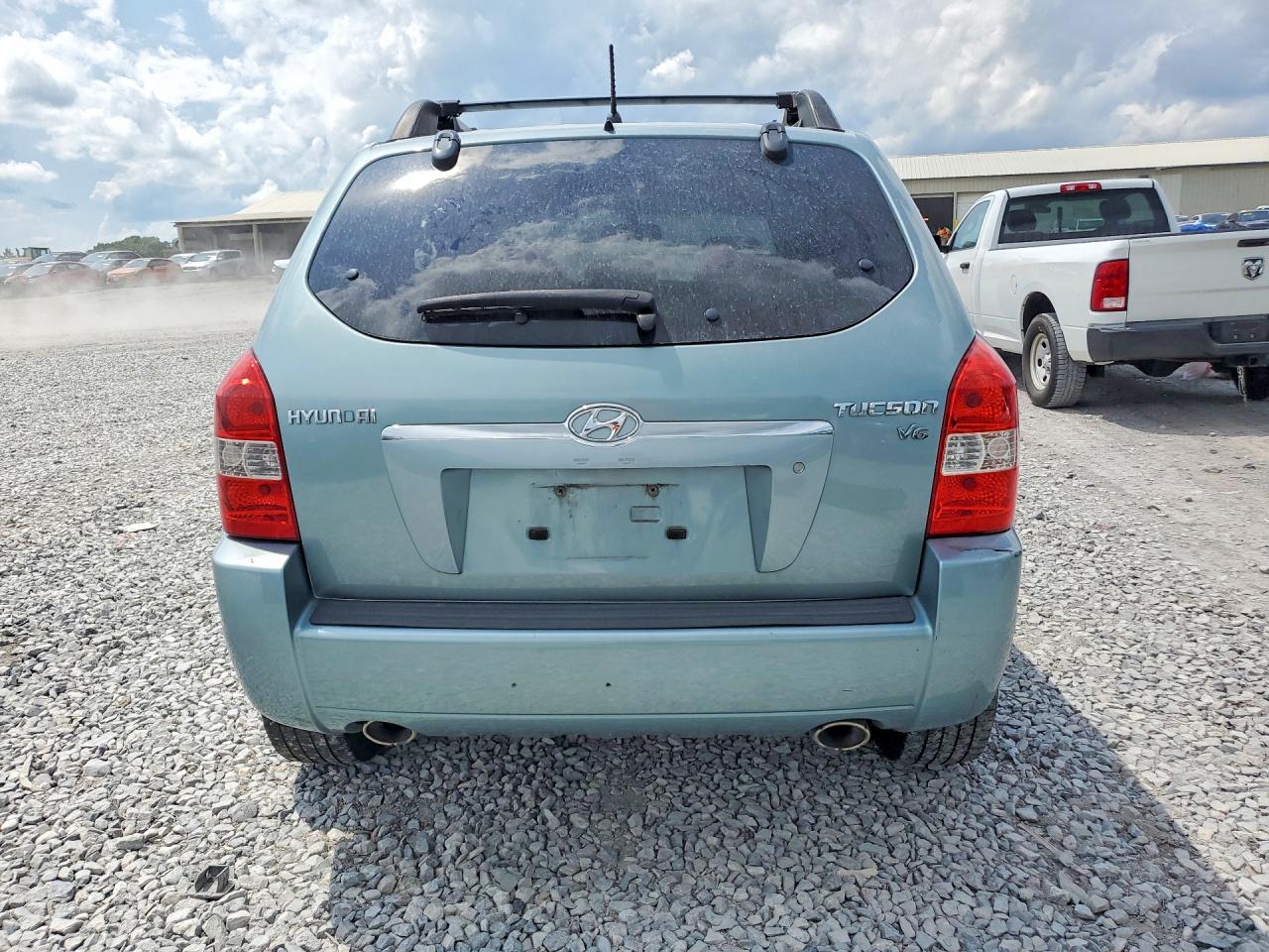 2007 Hyun Tucson Blue vin: KM8JN12D47U477928