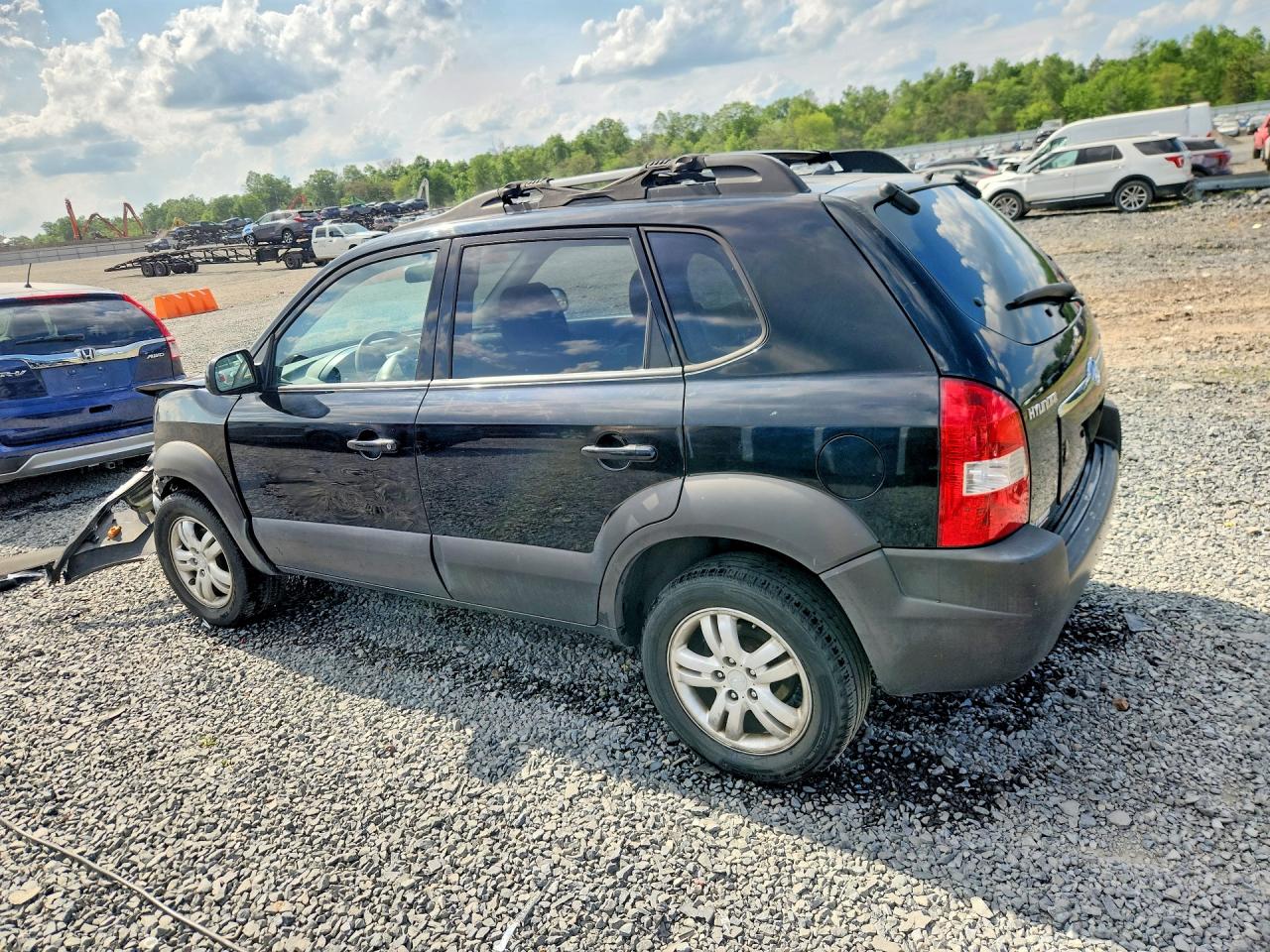 2007 Hyundai Tucson Se/limited Black vin: KM8JN12D47U543832