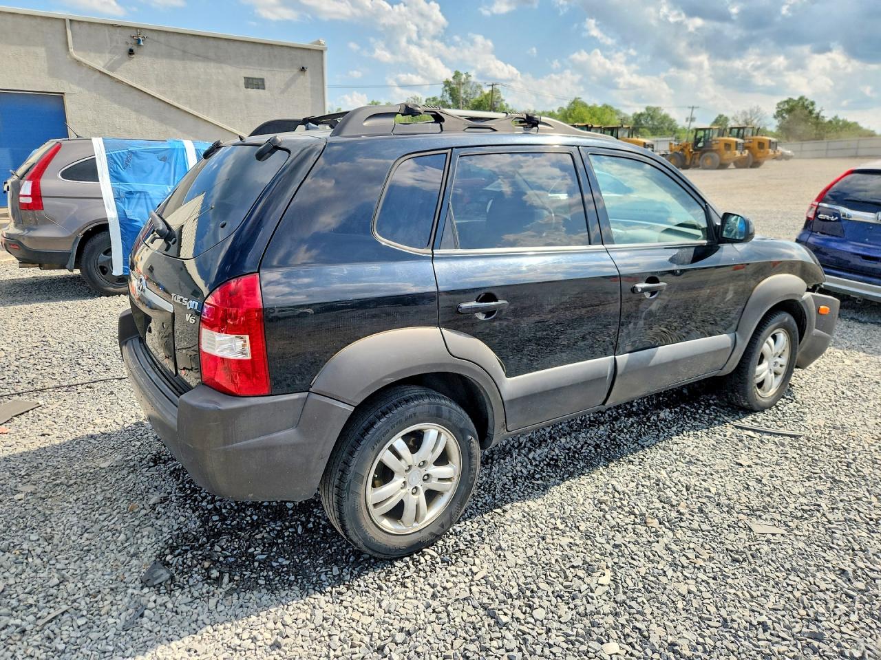 2007 Hyundai Tucson Se/limited Black vin: KM8JN12D47U543832