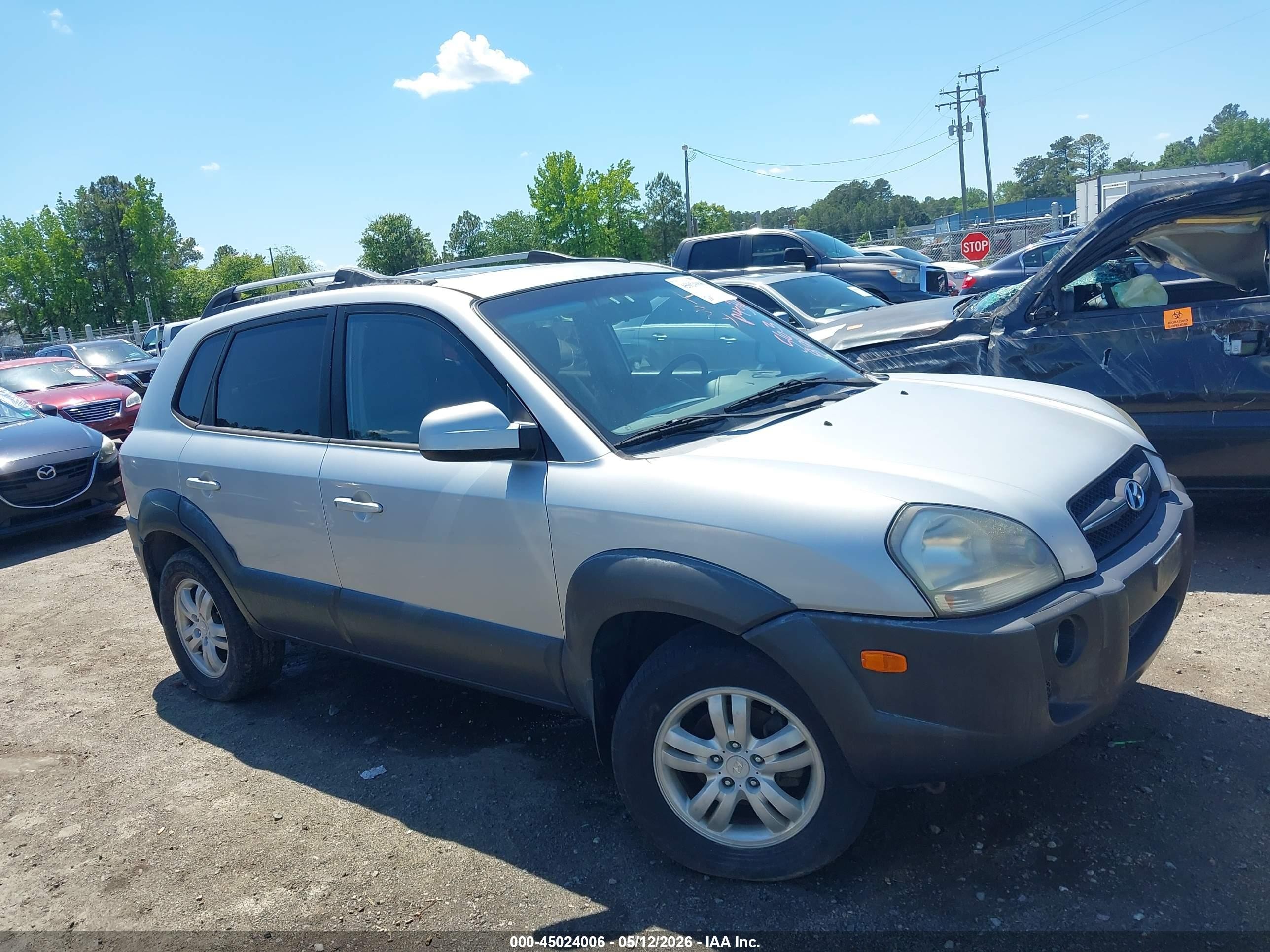 2007 Hyundai Tucson Limited/se Gray vin: KM8JN12D47U563899