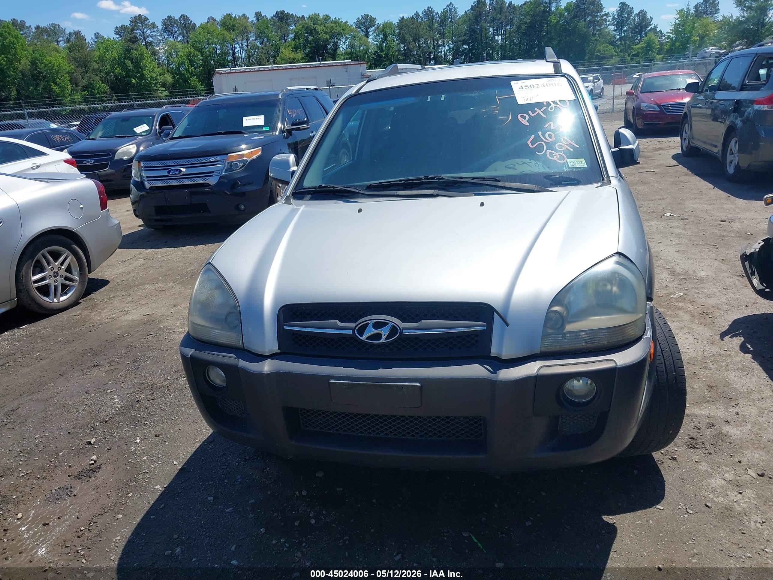 2007 Hyundai Tucson Limited/se Gray vin: KM8JN12D47U563899