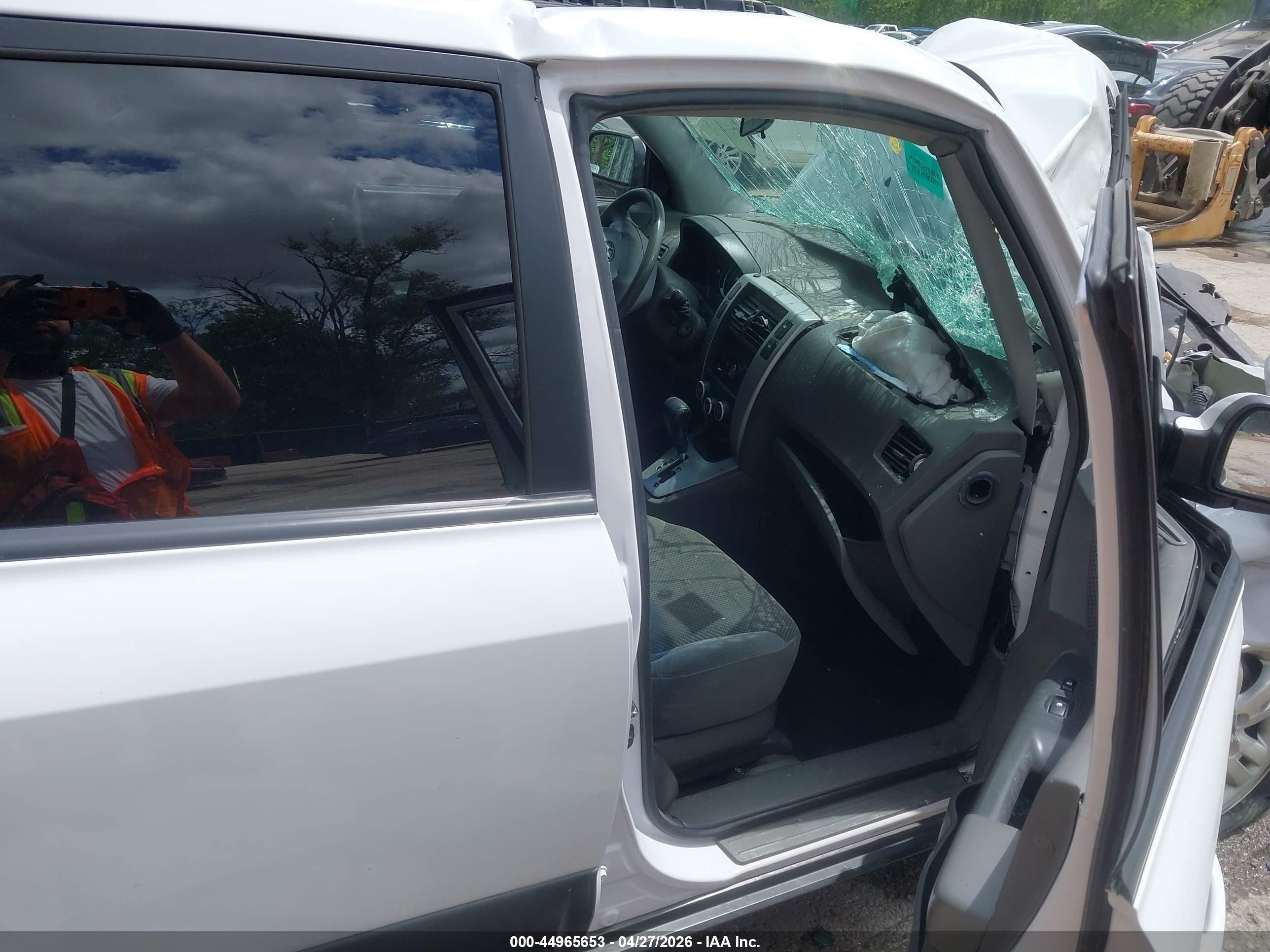 2007 Hyundai Tucson Limited/se White vin: KM8JN12D47U638603