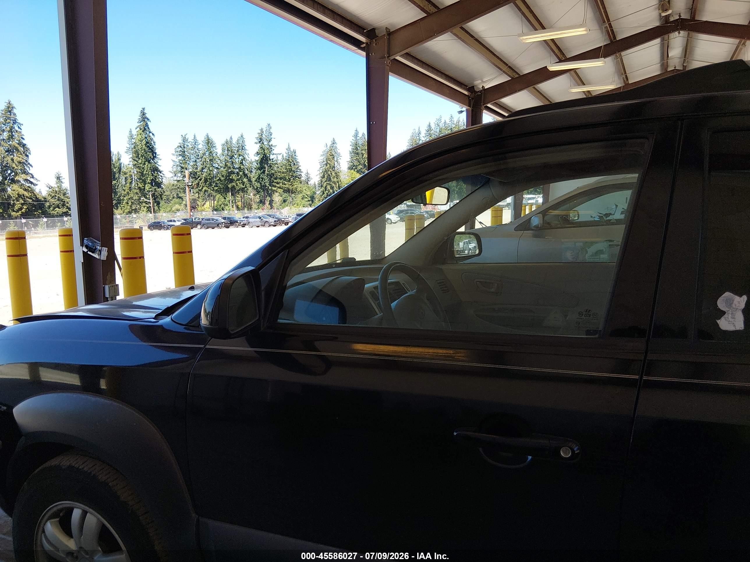 2007 Hyundai Tucson Limited/se Черный vin: KM8JN12D47U671763