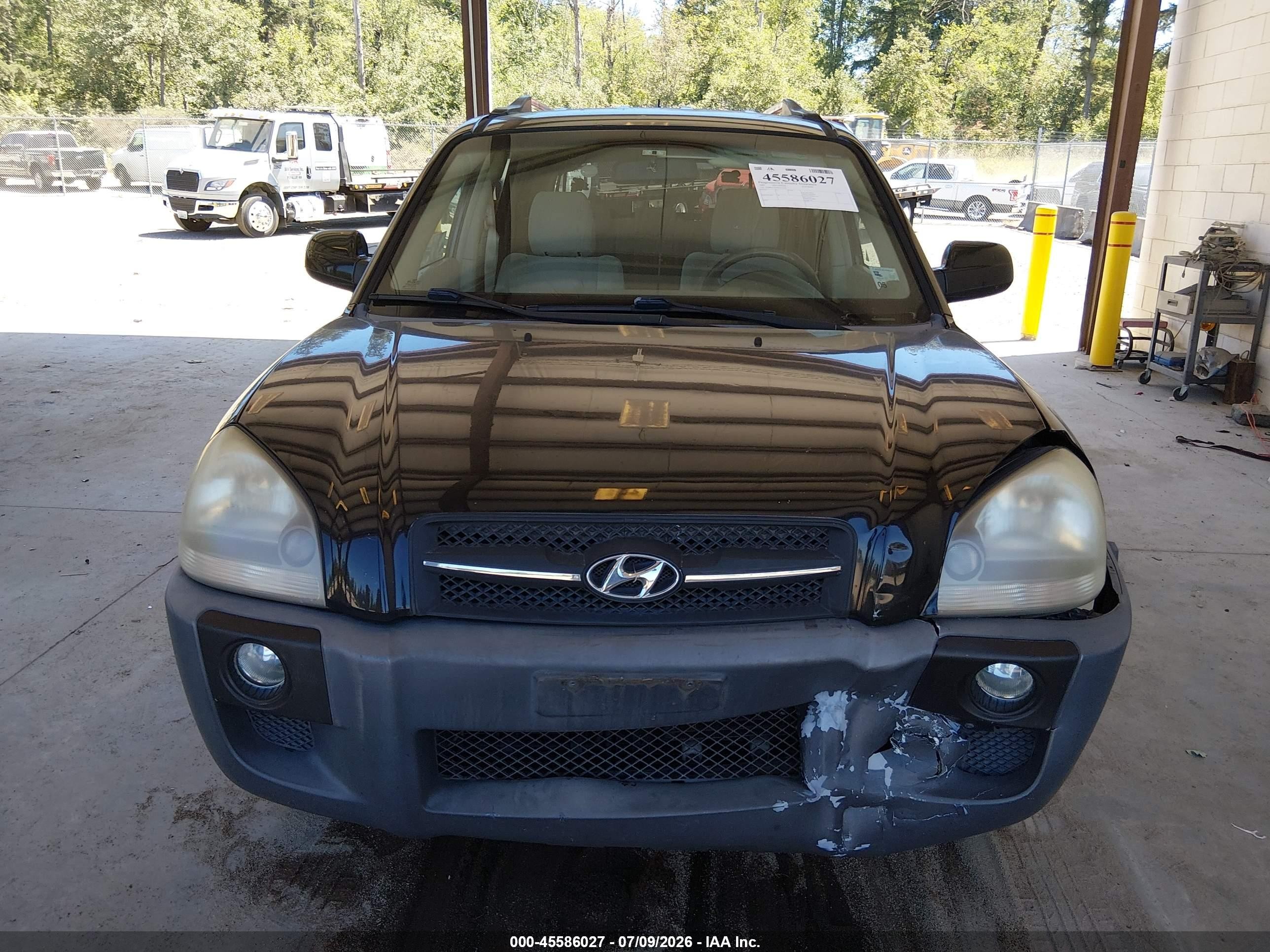 2007 Hyundai Tucson Limited/se Черный vin: KM8JN12D47U671763