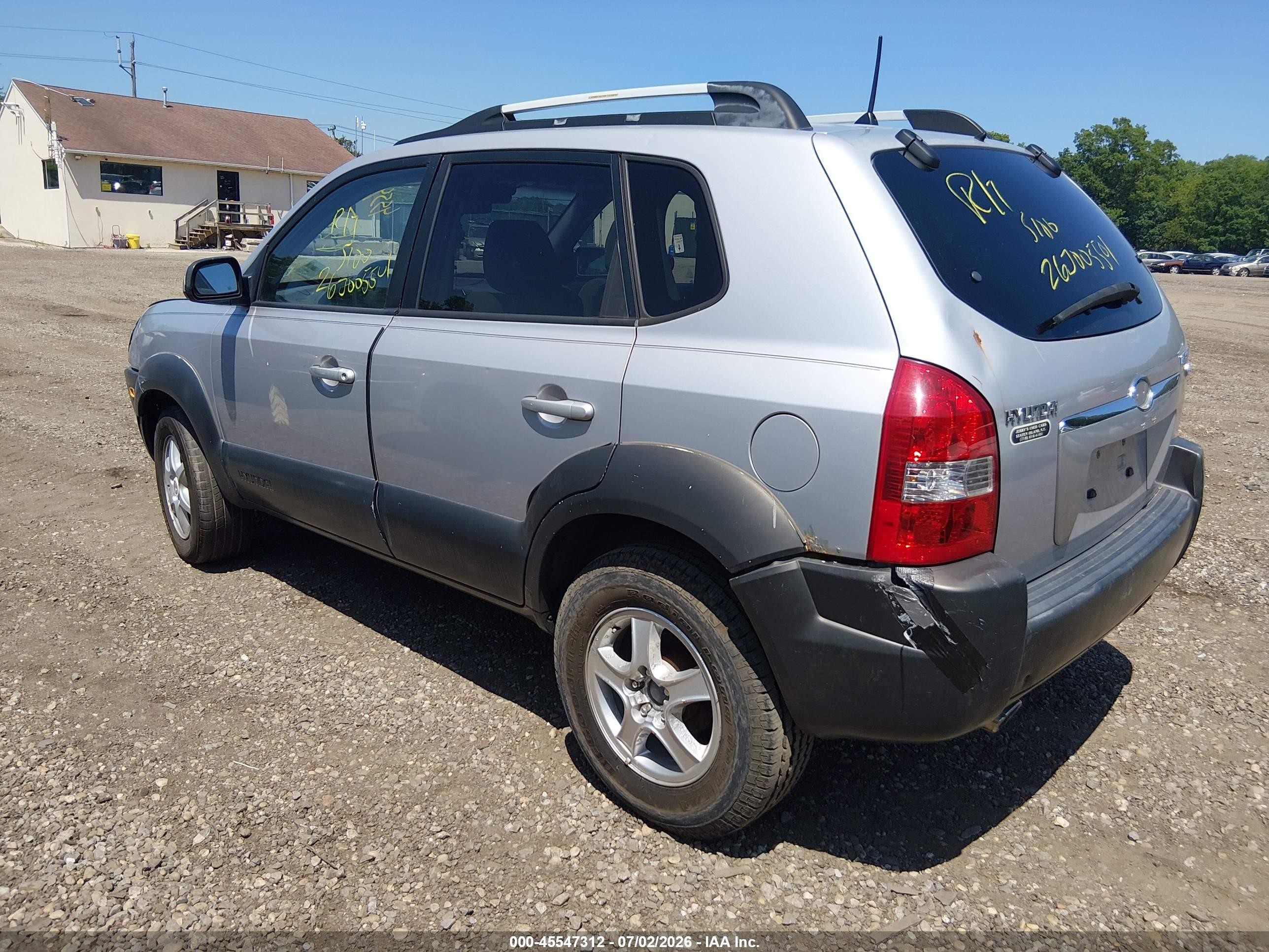 2005 Hyundai Tucson Gls/lx Gray vin: KM8JN12D55U097977